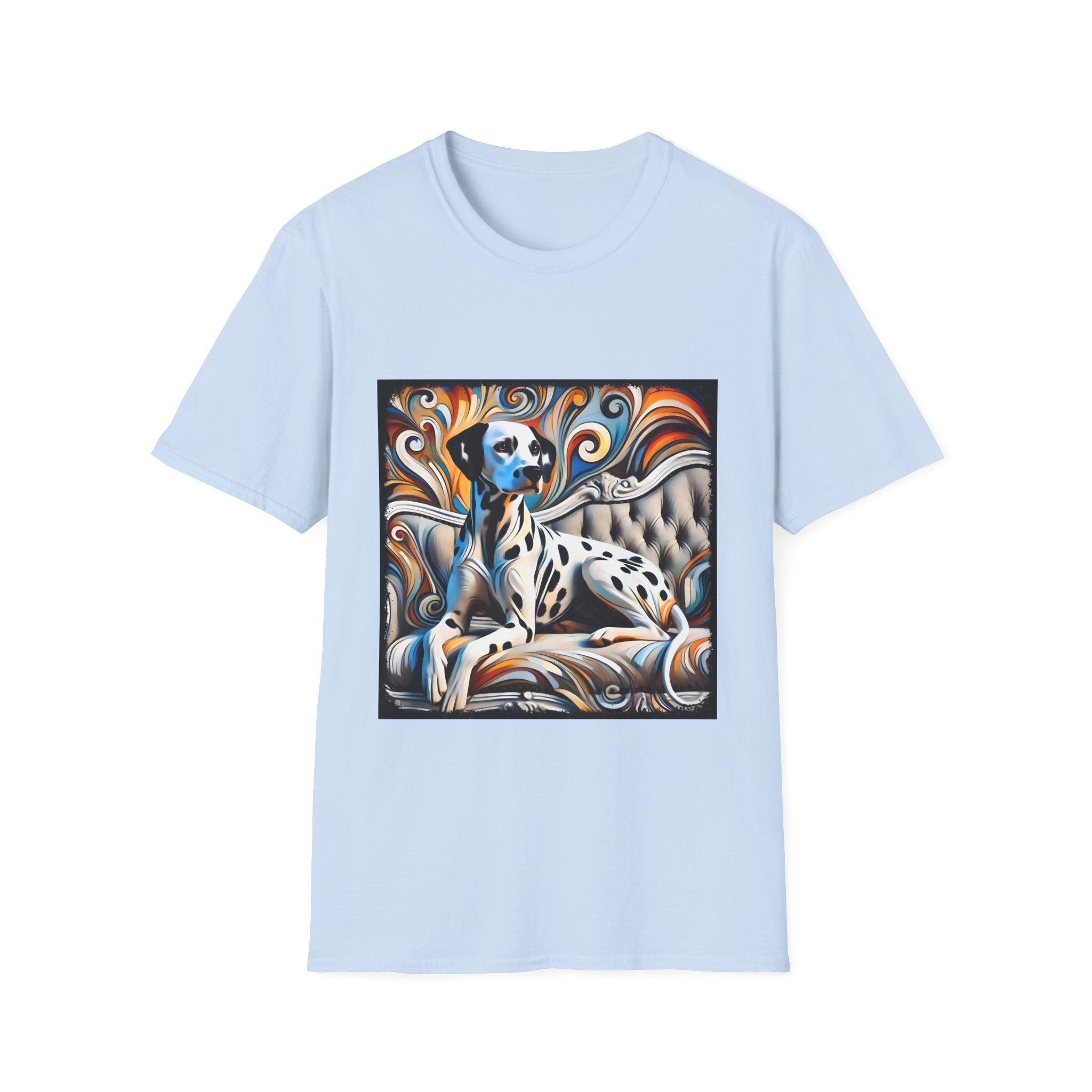 Dalmatian vivid Swirl | Unisex Dog T-Shirt