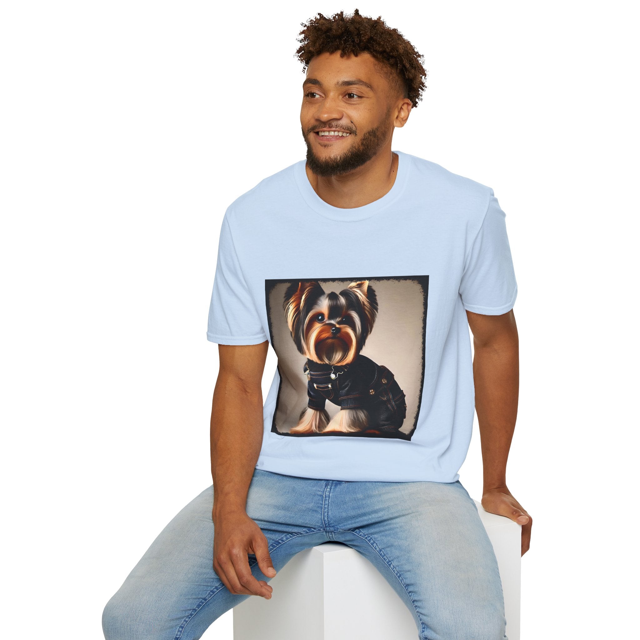 Yorkshire Terrier Denim Doll | Unisex Dog T-Shirt