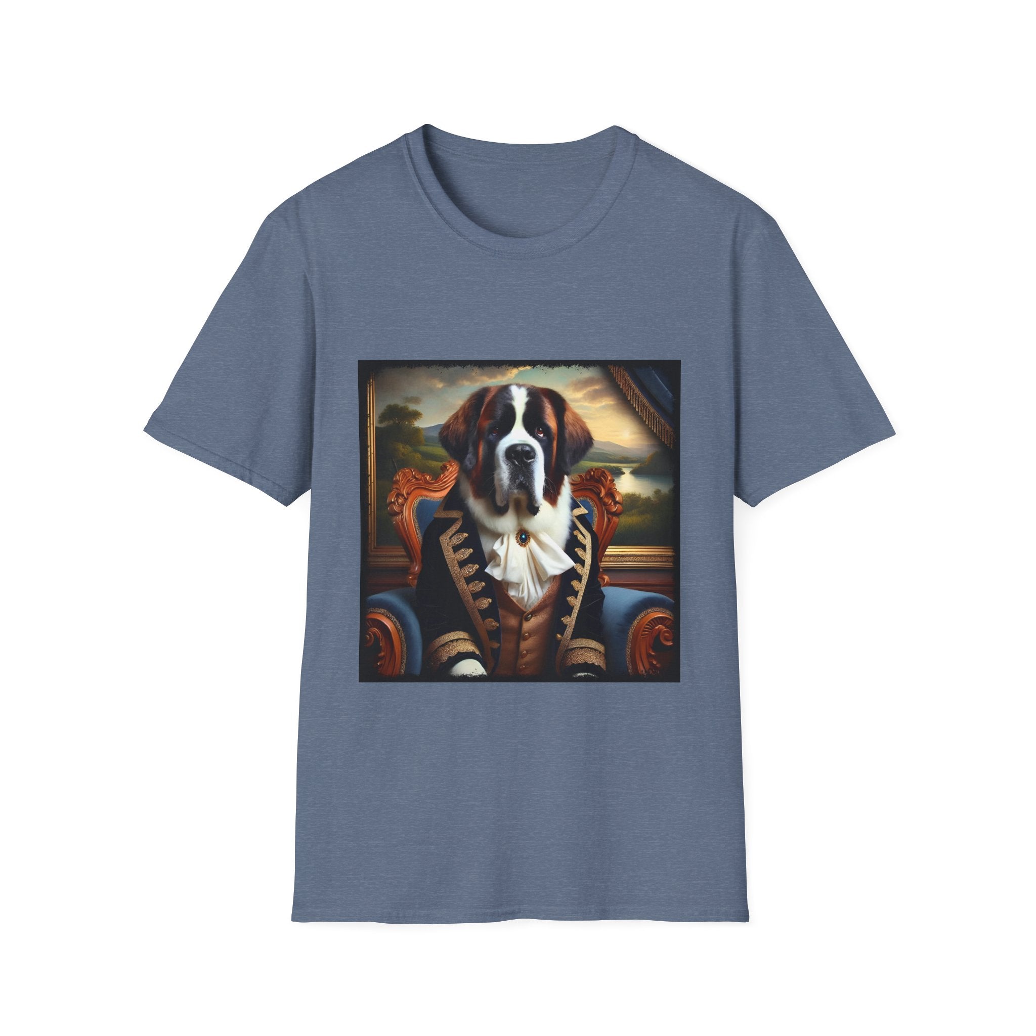 Saint Bernard Dashing Duke | Unisex Dog T-Shirt