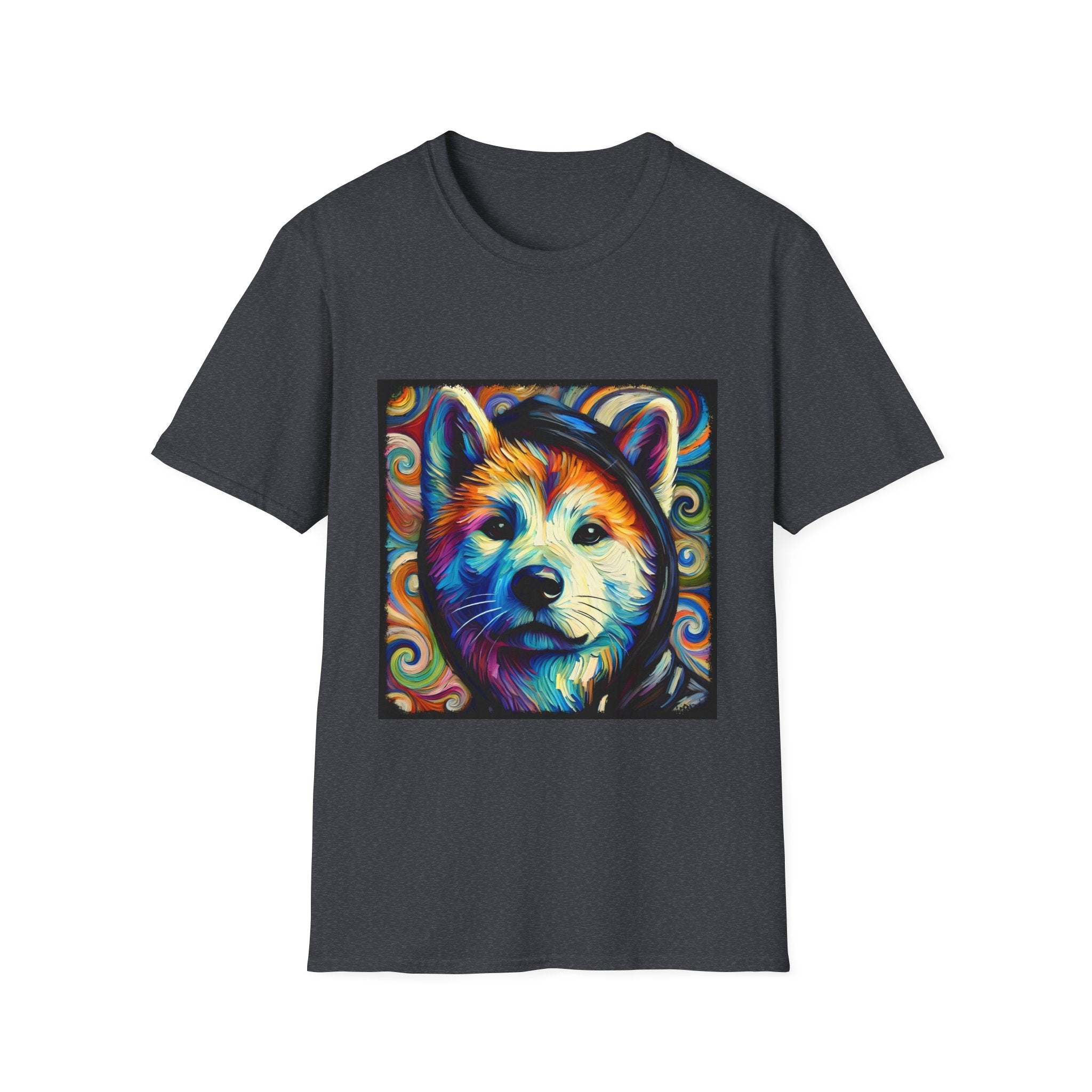 Akita Relaxed Swirl | Unisex Dog T-Shirt