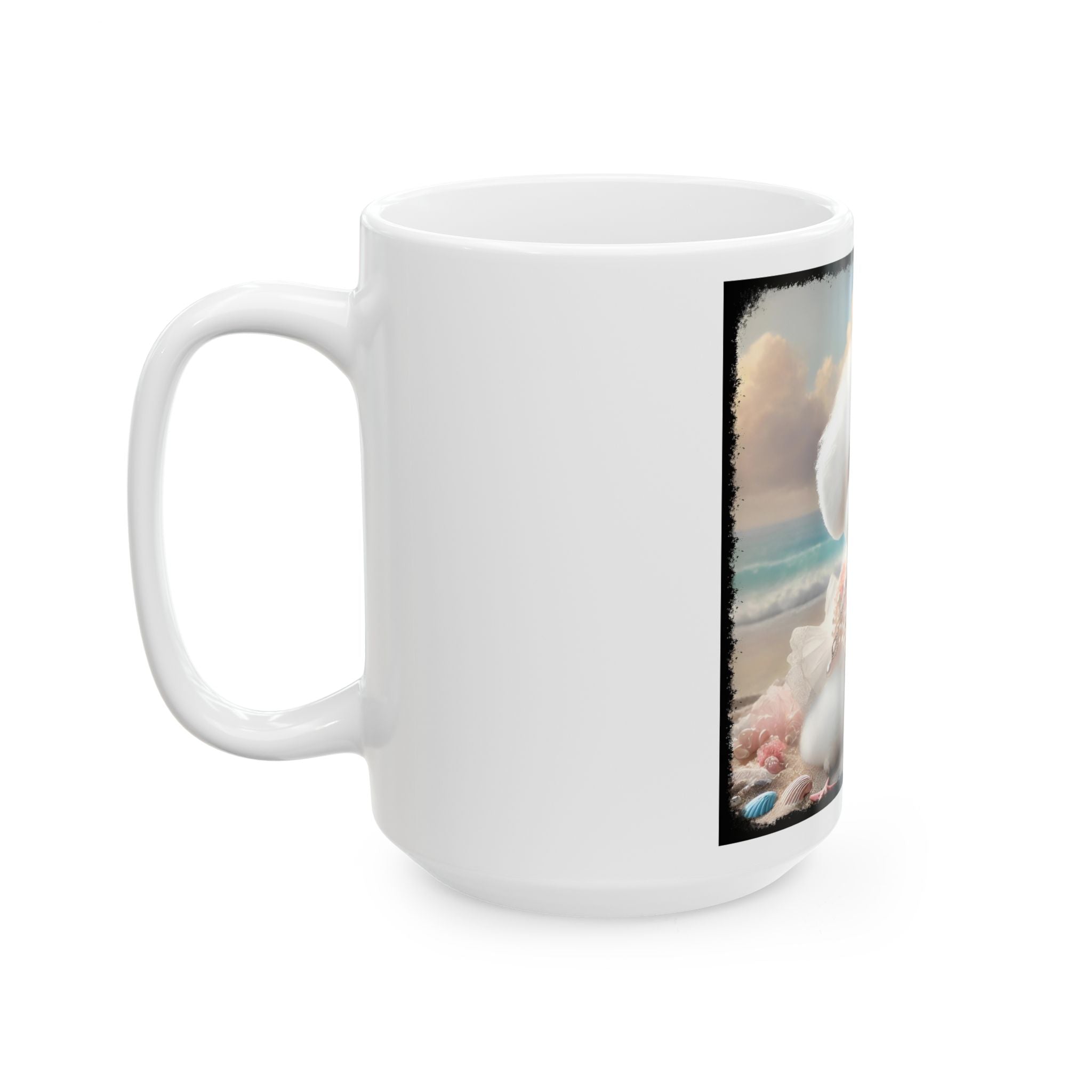Bichon Frise Beach Beauty | Dog Themed Ceramic Mug