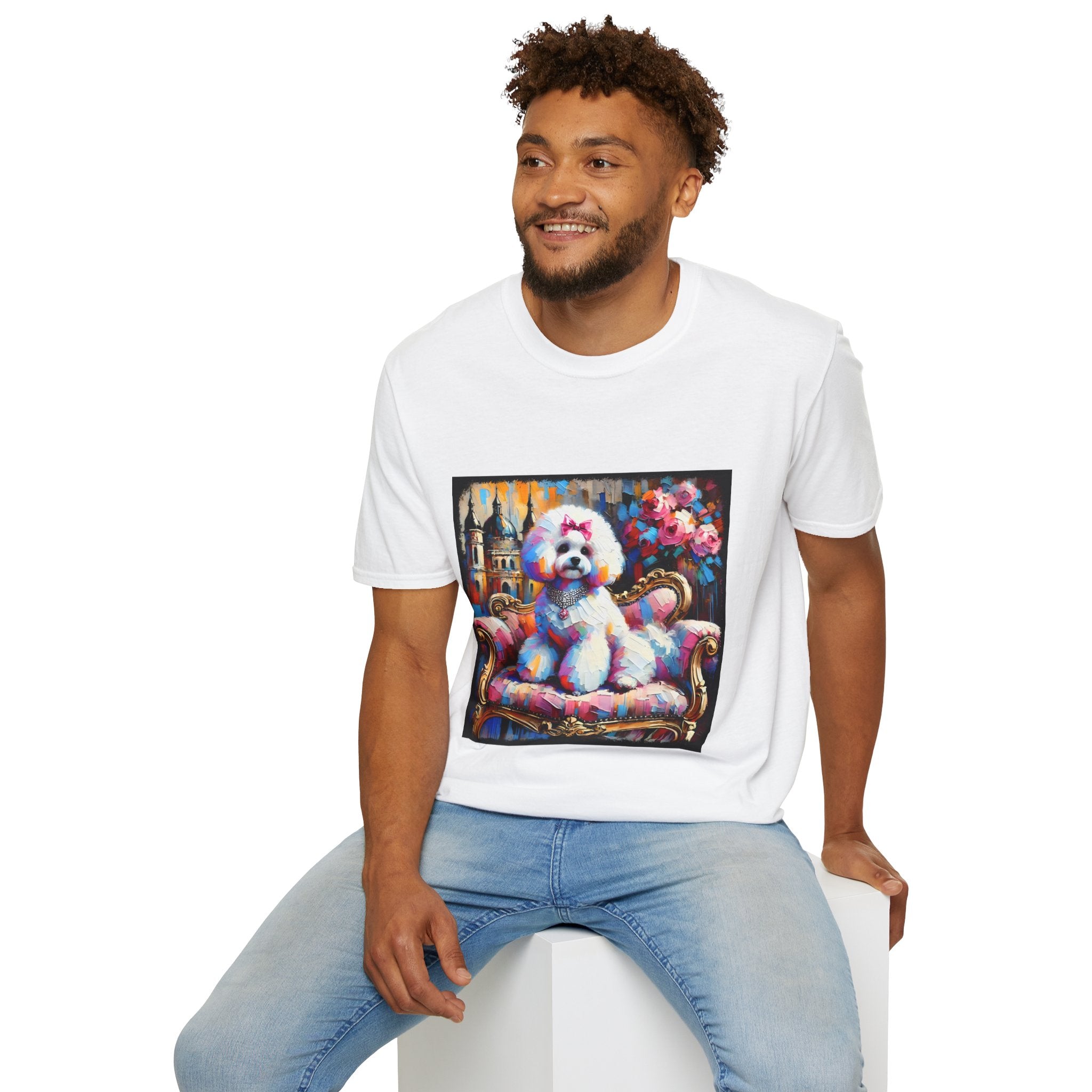 Bichon Frise diamond Princess Classic | Unisex Dog T-Shirt