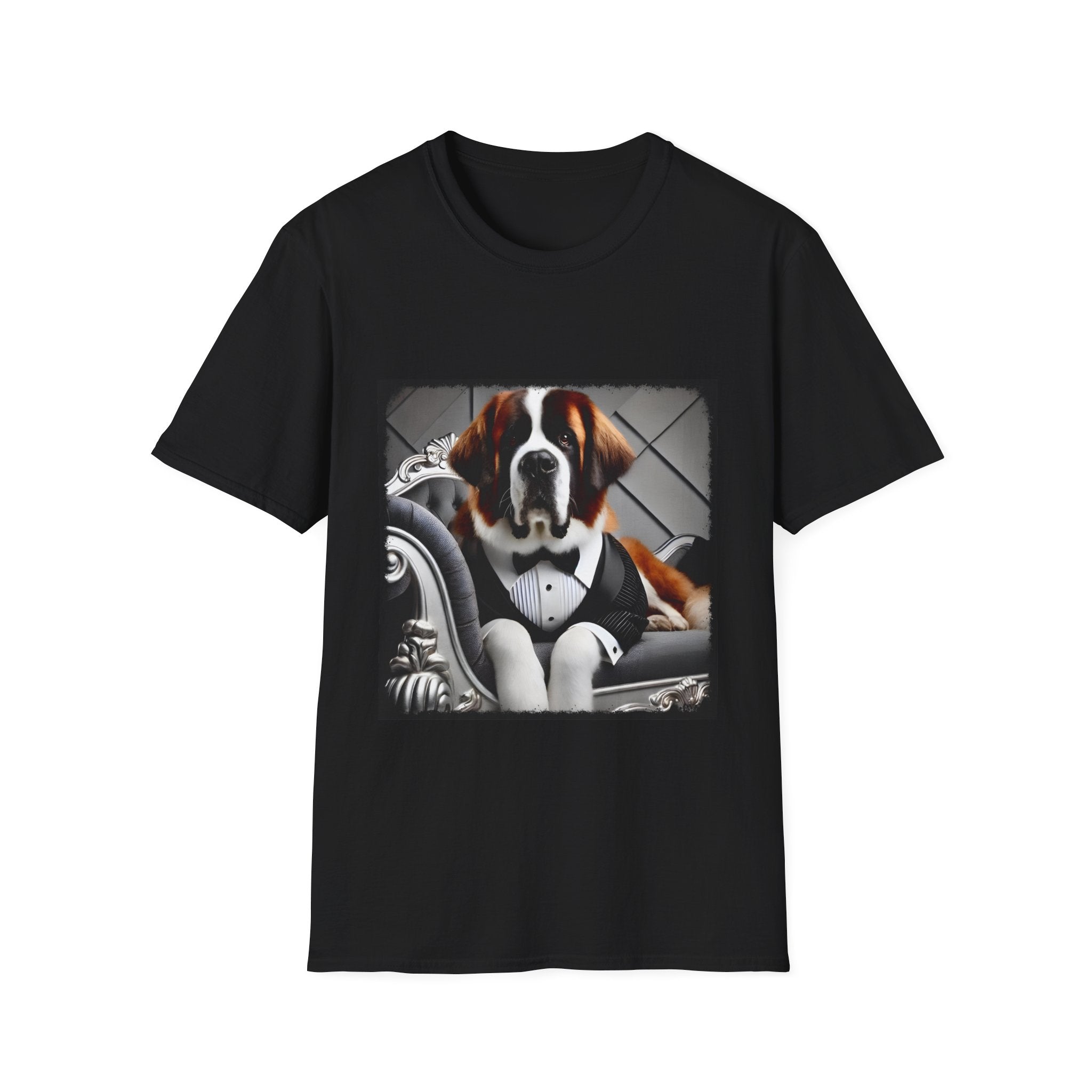Saint Bernard Plush Pupstar | Unisex Dog T-Shirt