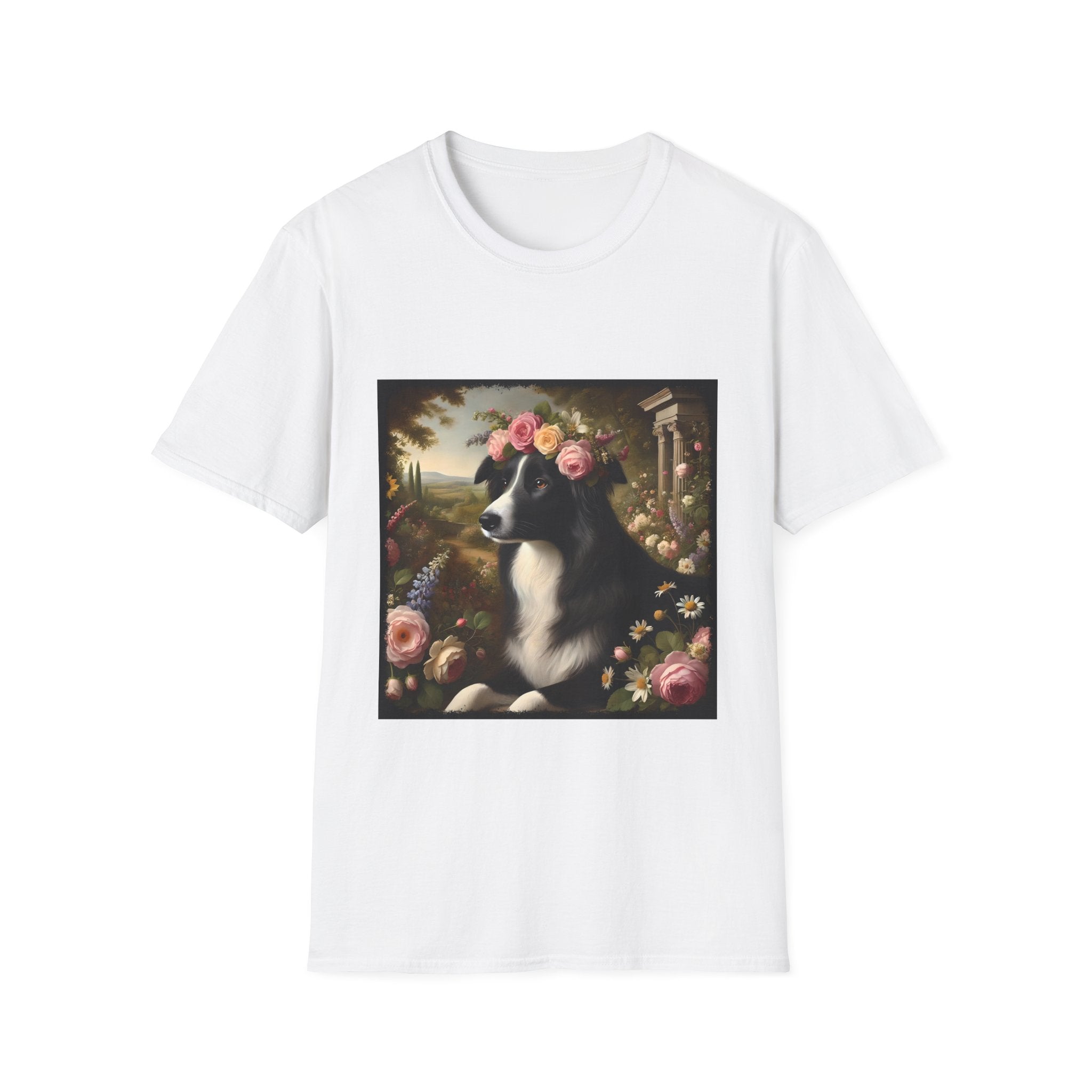 Border Collie Divine Garden | Unisex Dog T-Shirt
