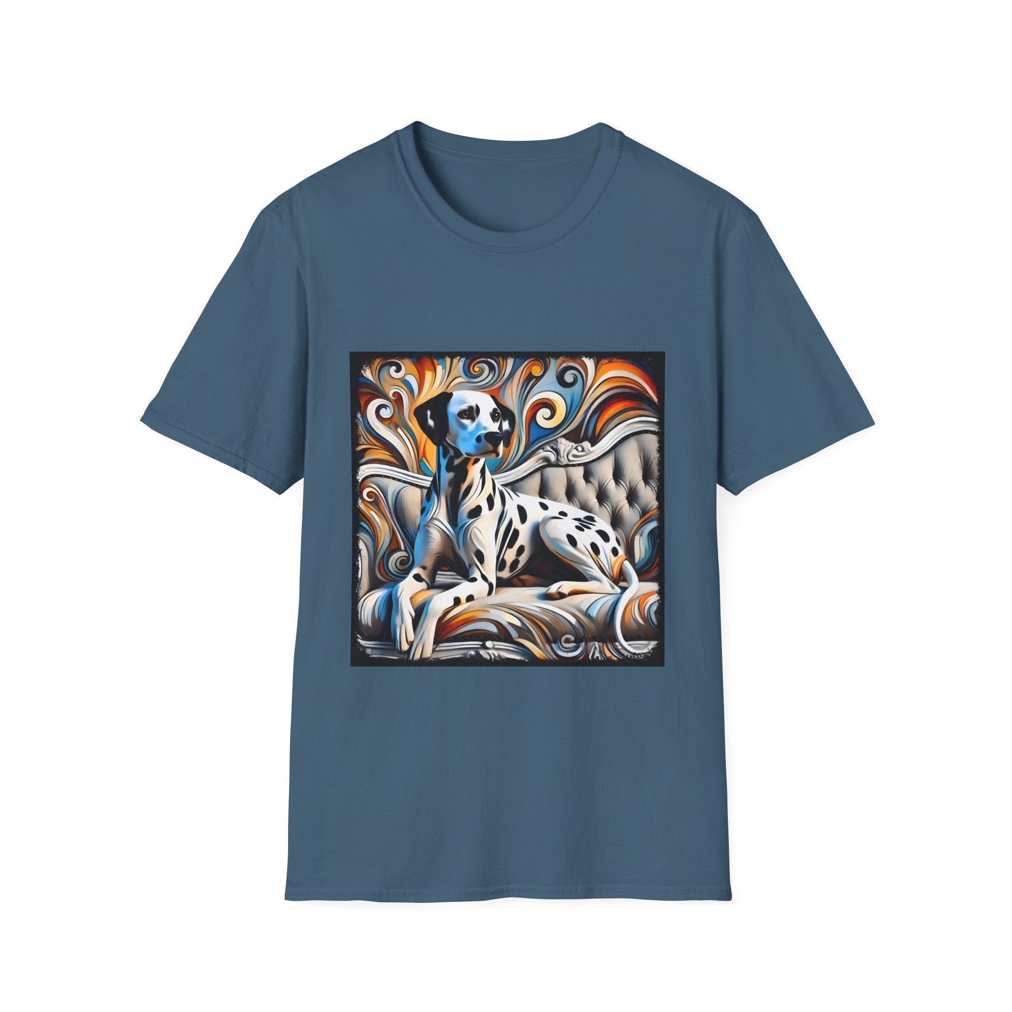 Dalmatian vivid Swirl | Unisex Dog T-Shirt
