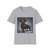 Dachshund Denim Doll | Unisex Dog T-Shirt