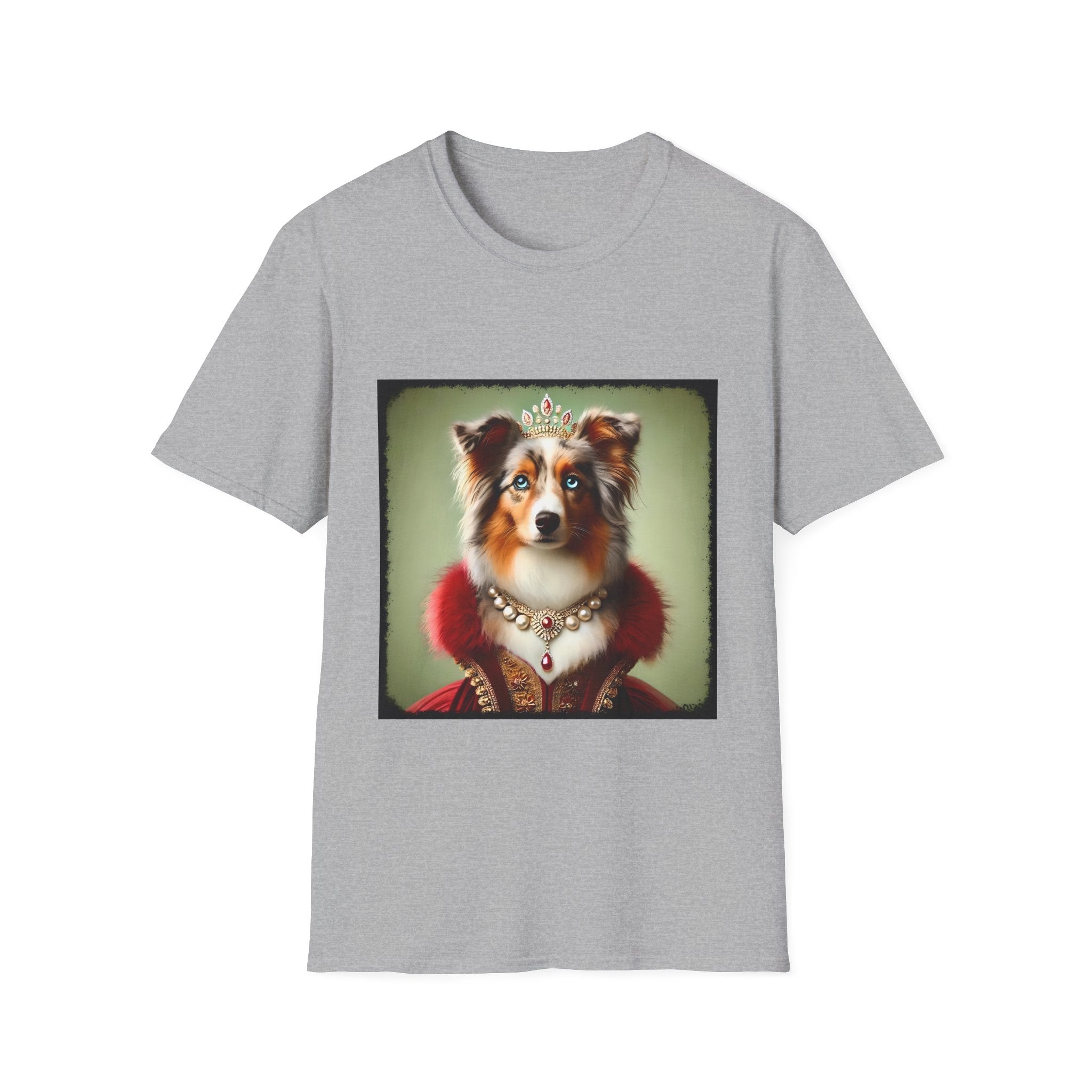 Miniature American Shepherd Red Merle Queen | Unisex Dog T-Shirt