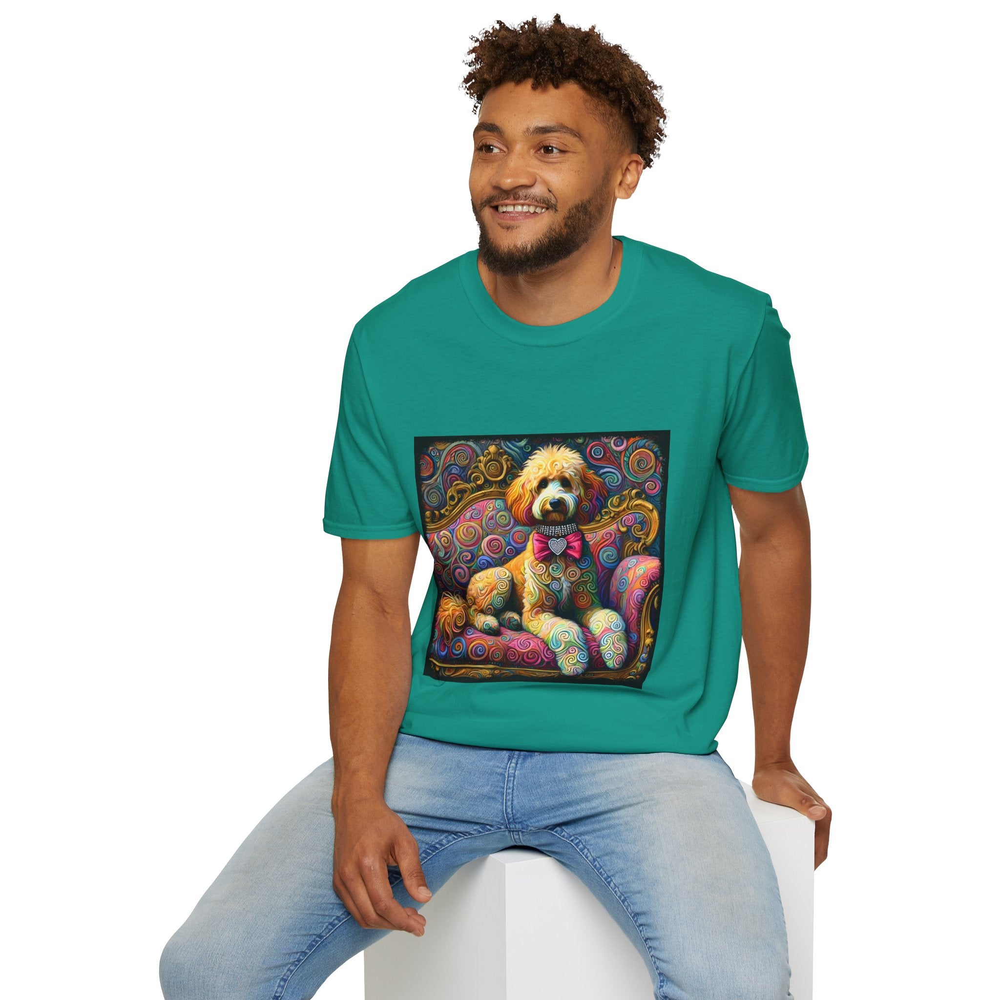 Goldendoodle Love Swirl | Unisex Dog T-Shirt