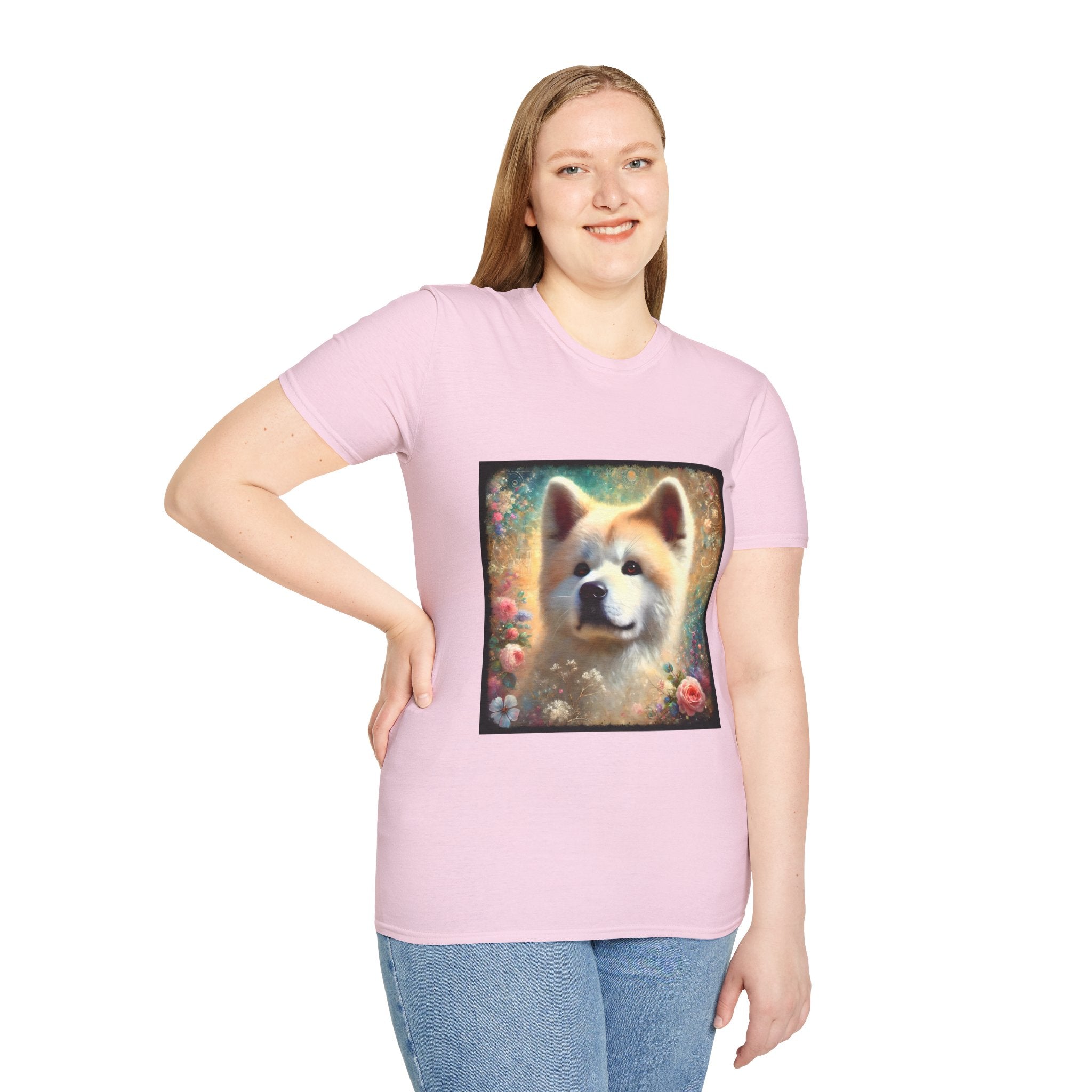 Akita Cosmic Garden | Unisex Dog T-Shirt