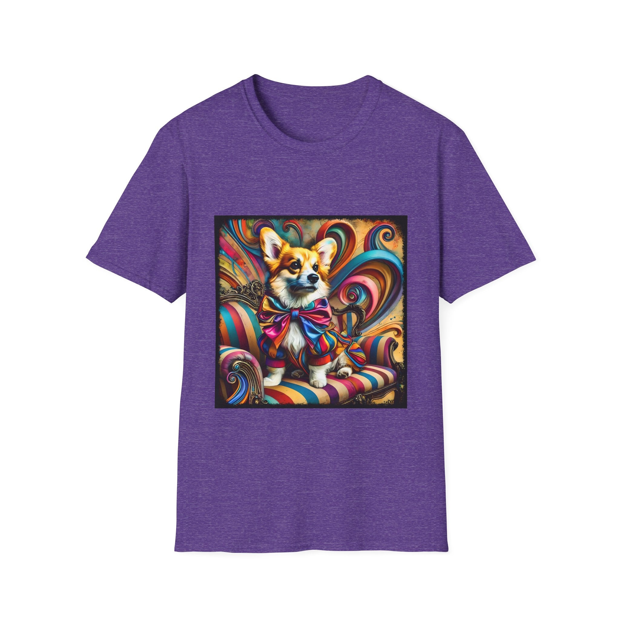Pembroke Welsh Corgi Vivid Rocker | Unisex Dog T-Shirt
