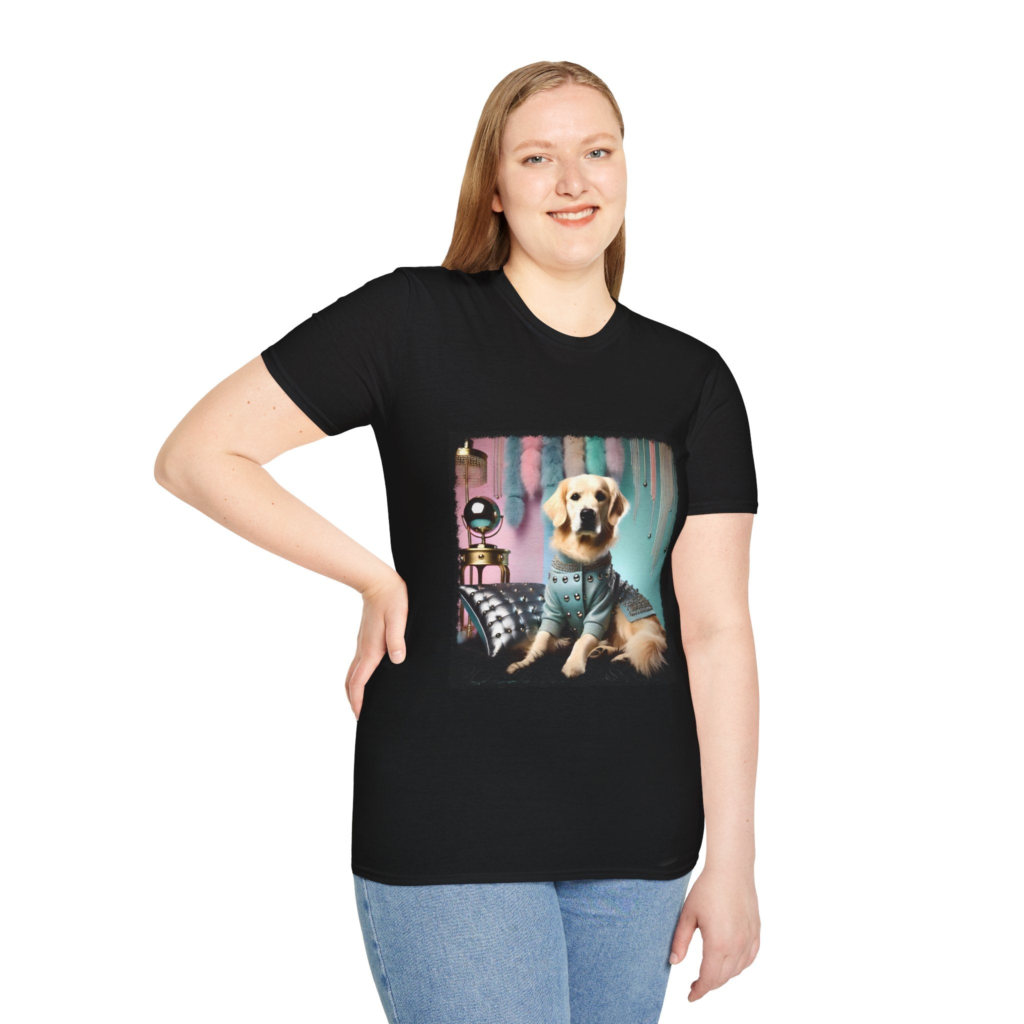 Golden Retriever Glam Gal | Unisex Dog T-Shirt