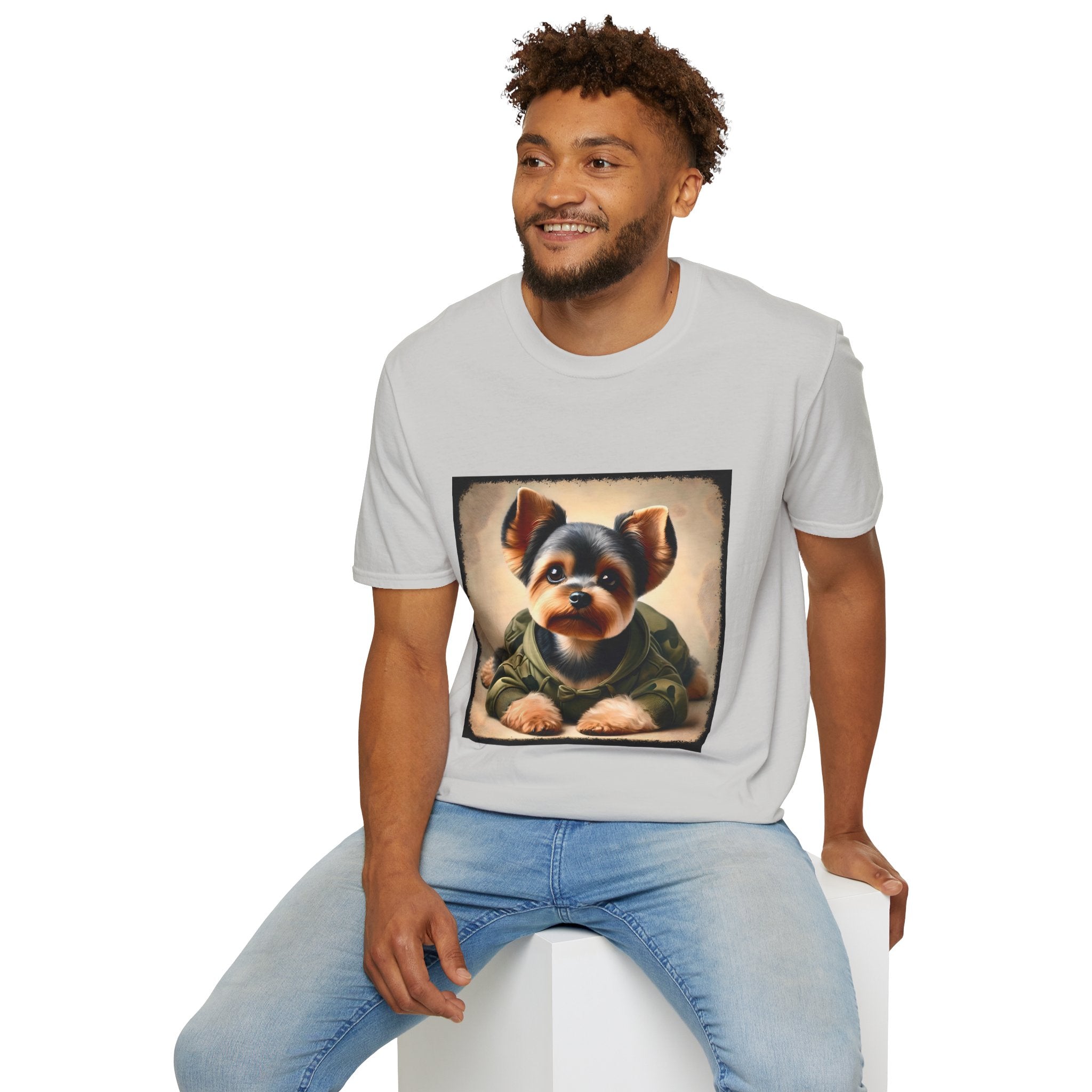 Yorkshire Terrier Combat Cutie | Unisex Dog T-Shirt