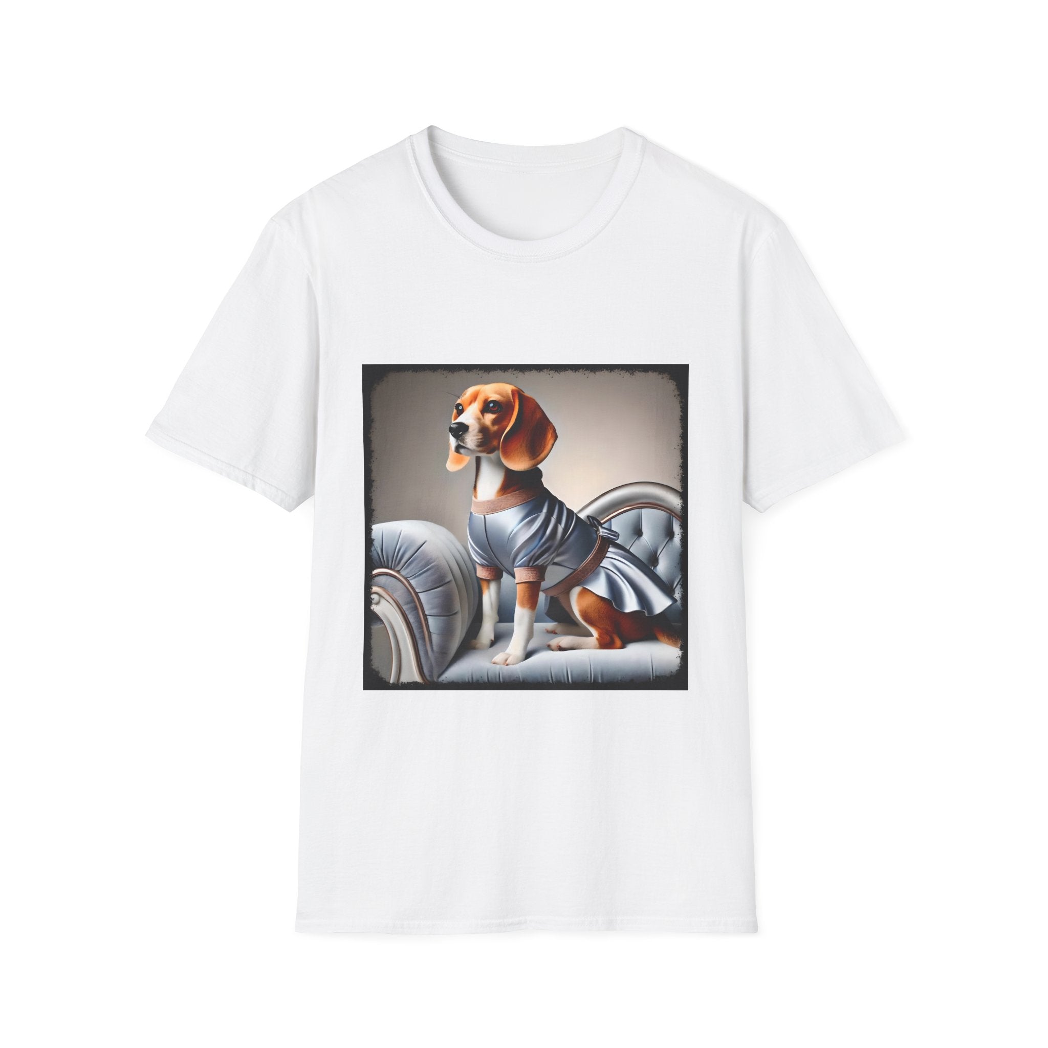 Beagle Satin Seductress | Unisex Dog T-Shirt