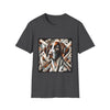 German Shorthaired Pointer Warm Geometric | Unisex Dog T-Shirt