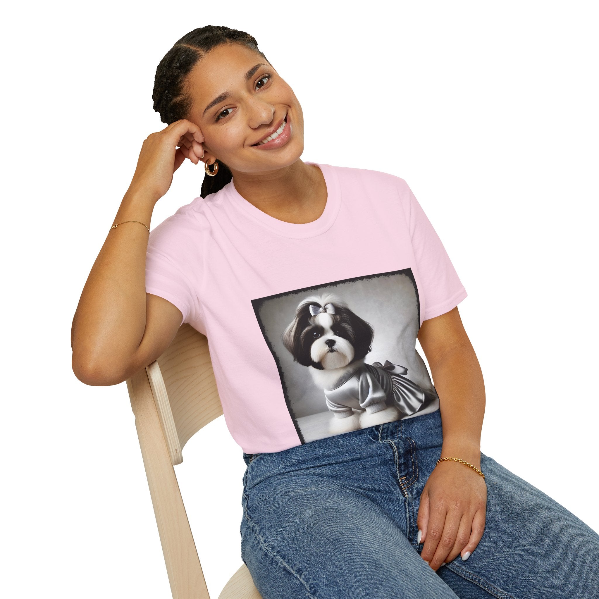 Shih Tzu Silver Sweetheart | Unisex Dog T-Shirt