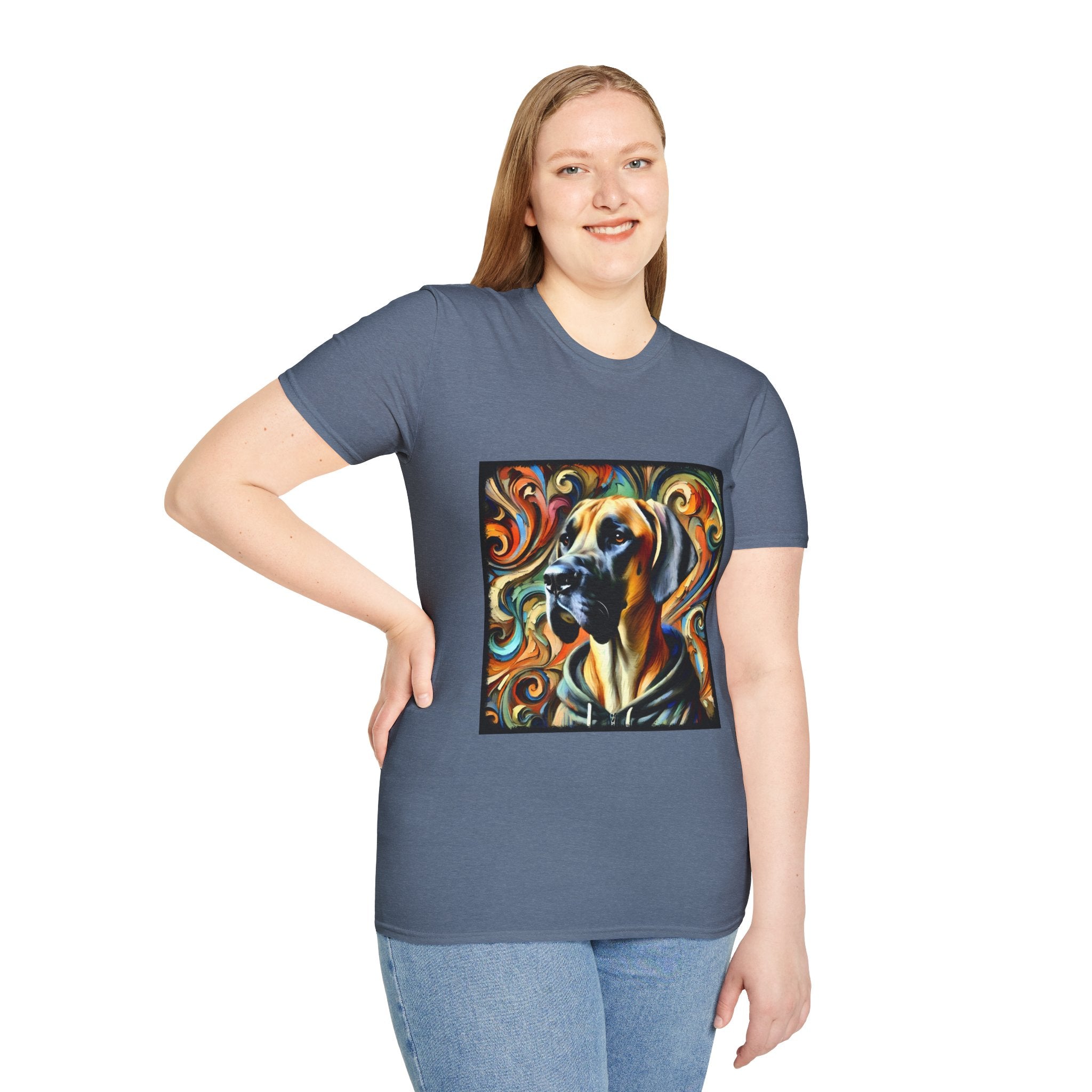 Great Dane Street Swirl | Unisex Dog T-Shirt
