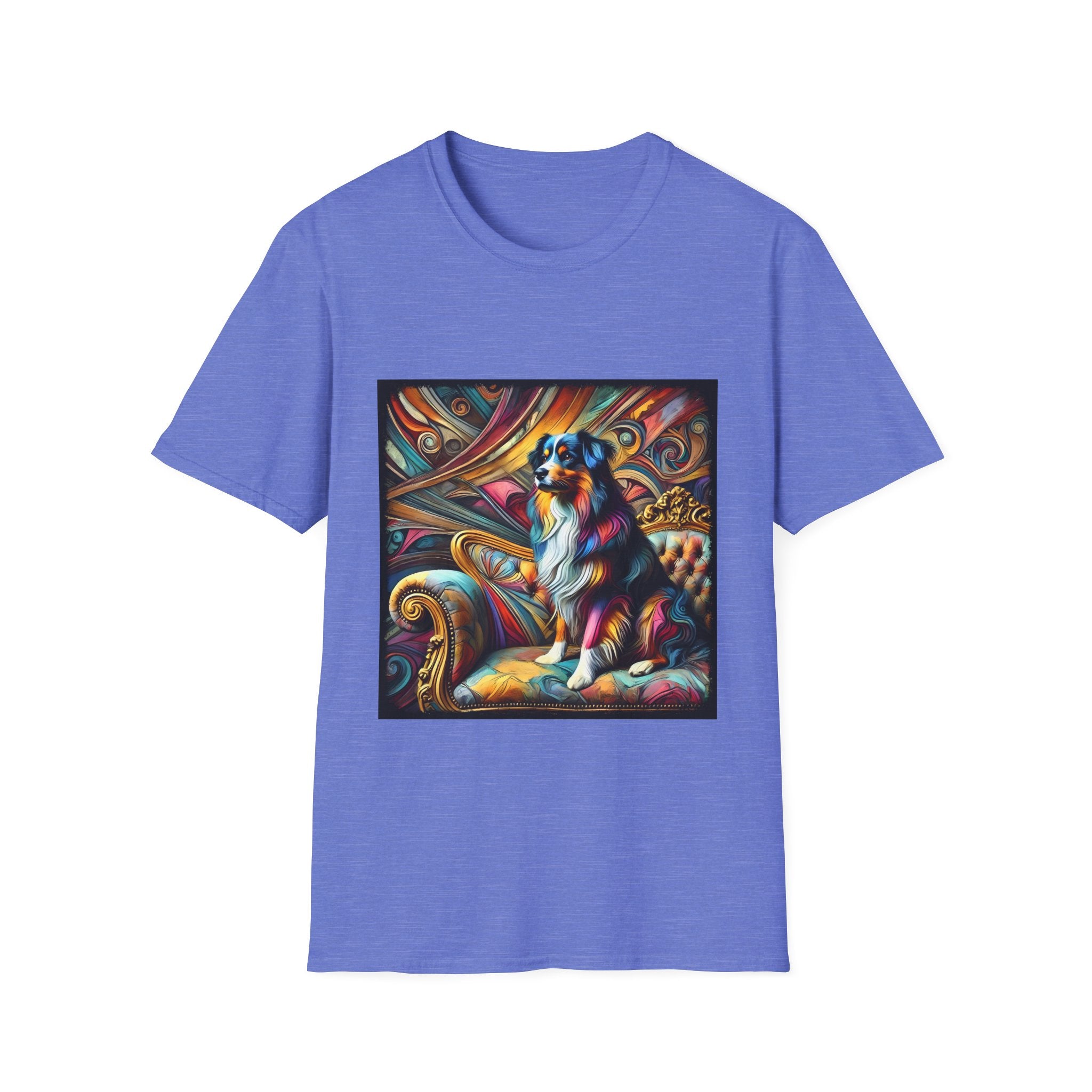 Australian Shepherd Vivd Swirl | Unisex Dog T-Shirt