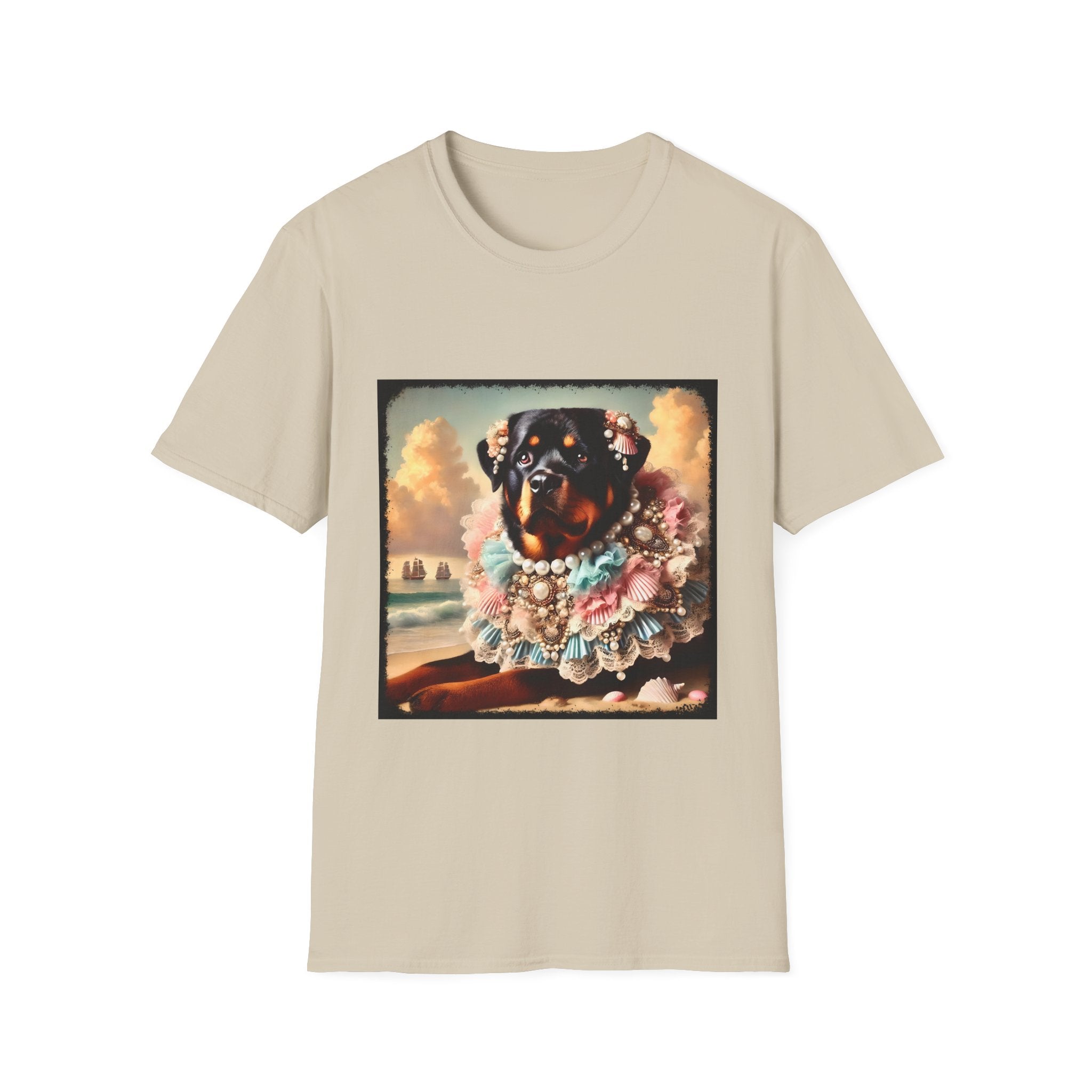 Rottweiler Beach Beauty | Unisex Dog T-Shirt
