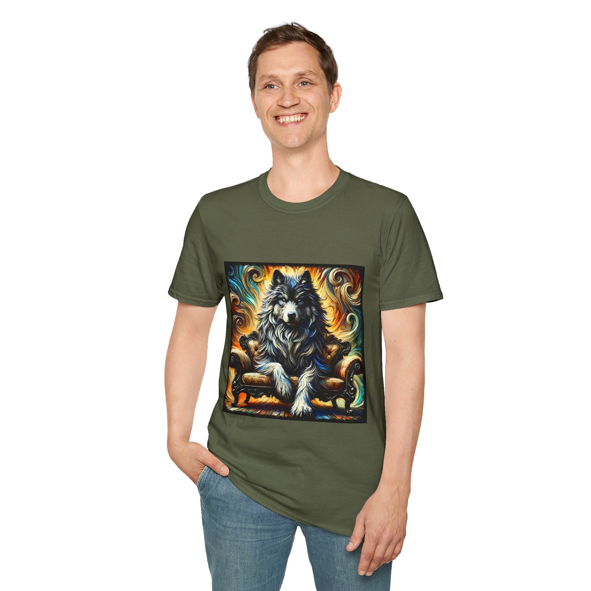 Dire Wolf Sun Swirl | Unisex Dog T-Shirt