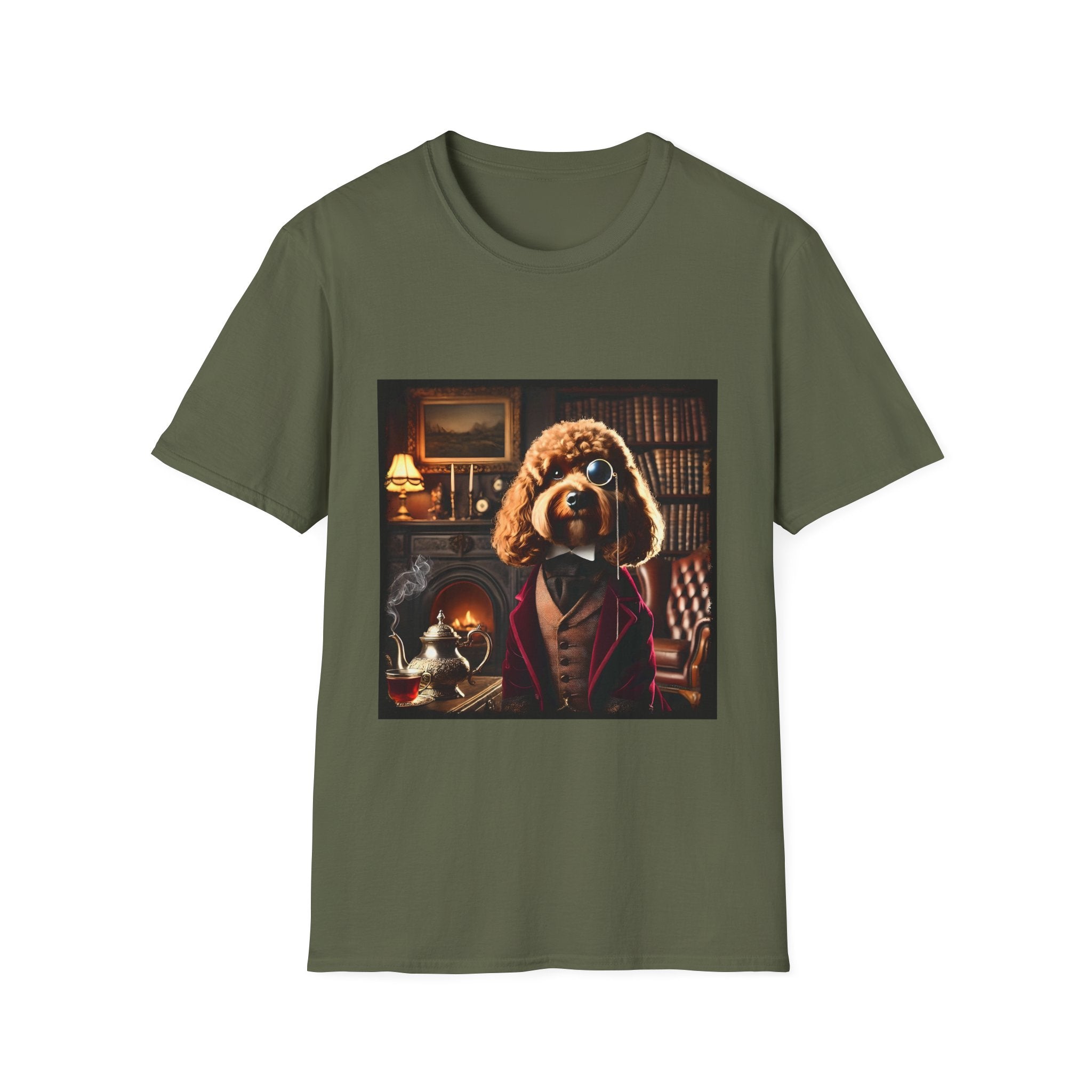 Cavapoo Mister Monacle | Unisex Dog T-Shirt