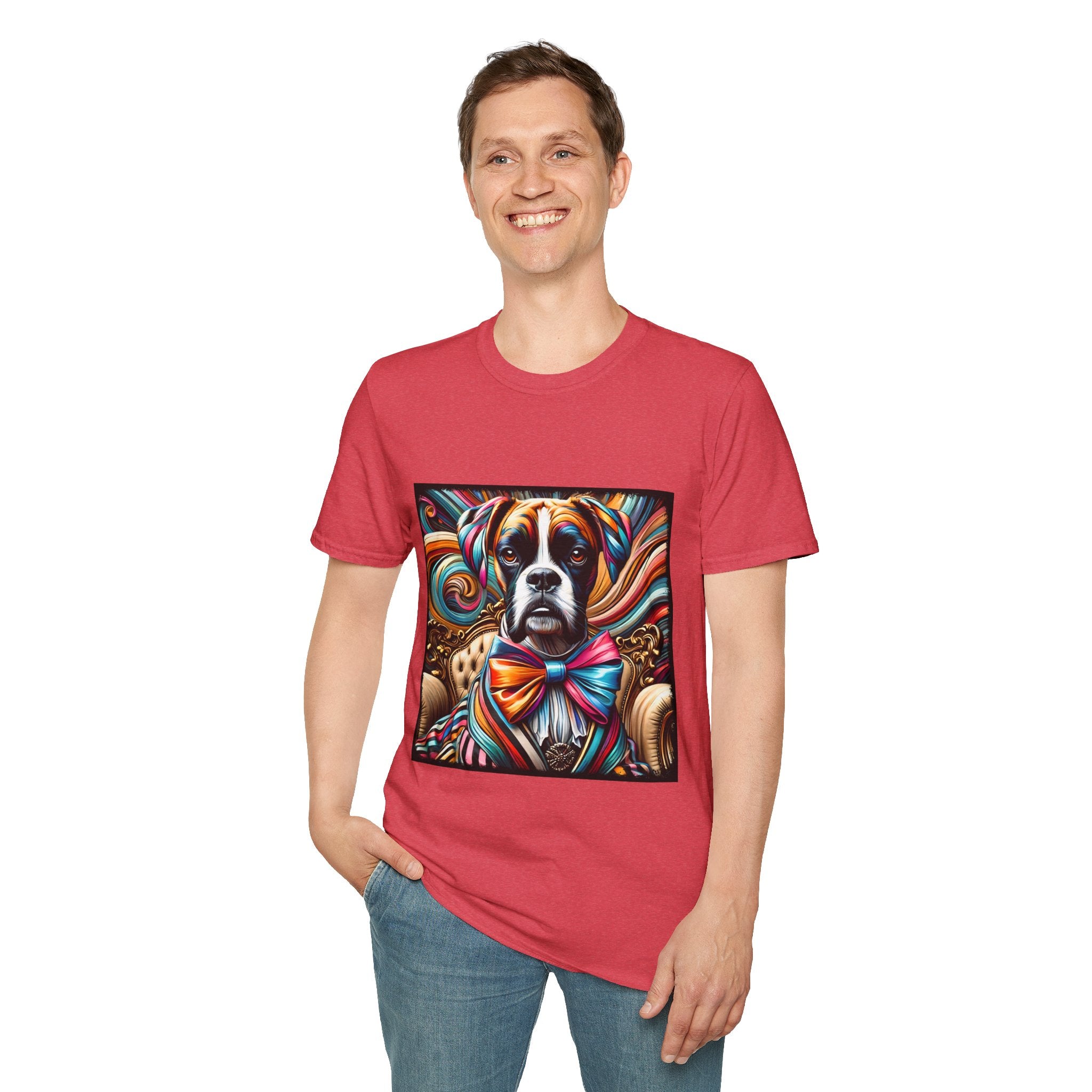 Boxer Bold Rocker | Unisex Dog T-Shirt