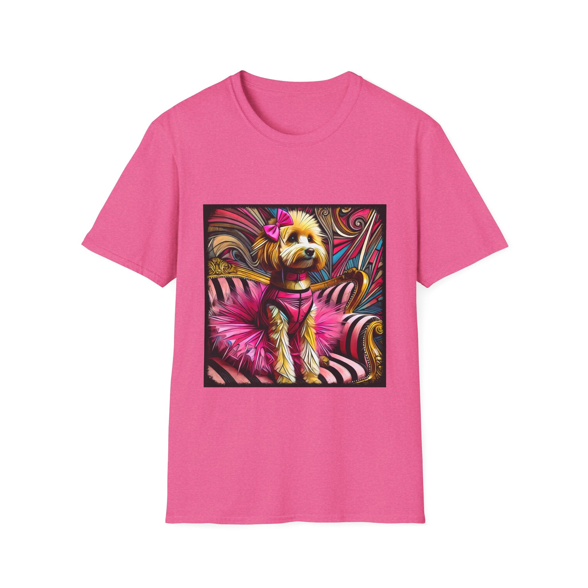 Goldendoodle Pink Rocker | Unisex Dog T-Shirt
