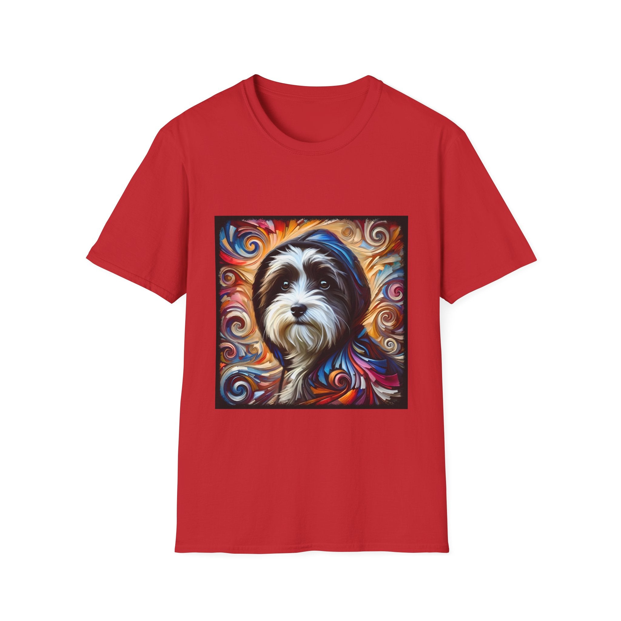 Havanese Relaxed Swirl |  Unisex Dog T-Shirt