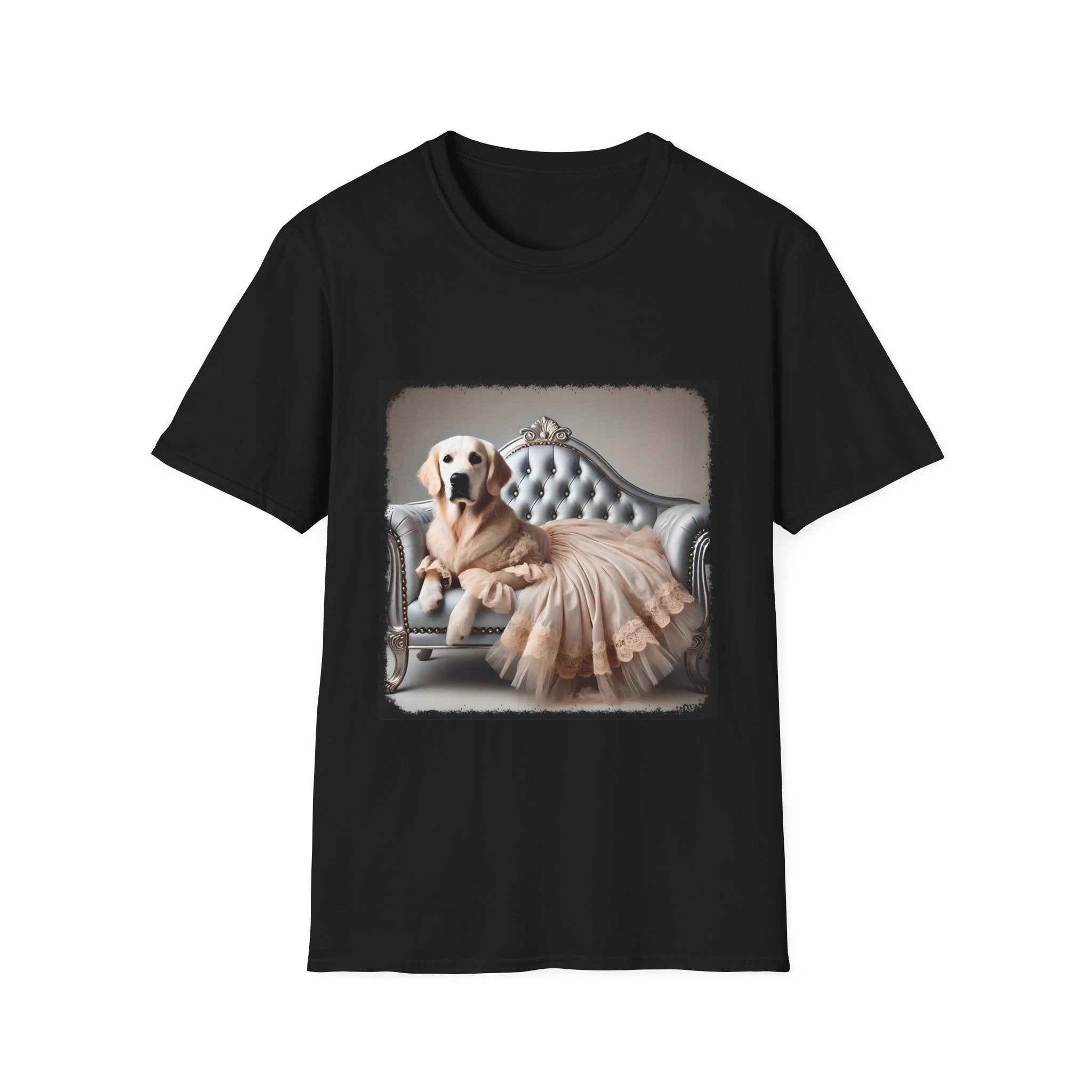 Golden Retriever Elegant Glamour | Unisex Dog T-Shirt
