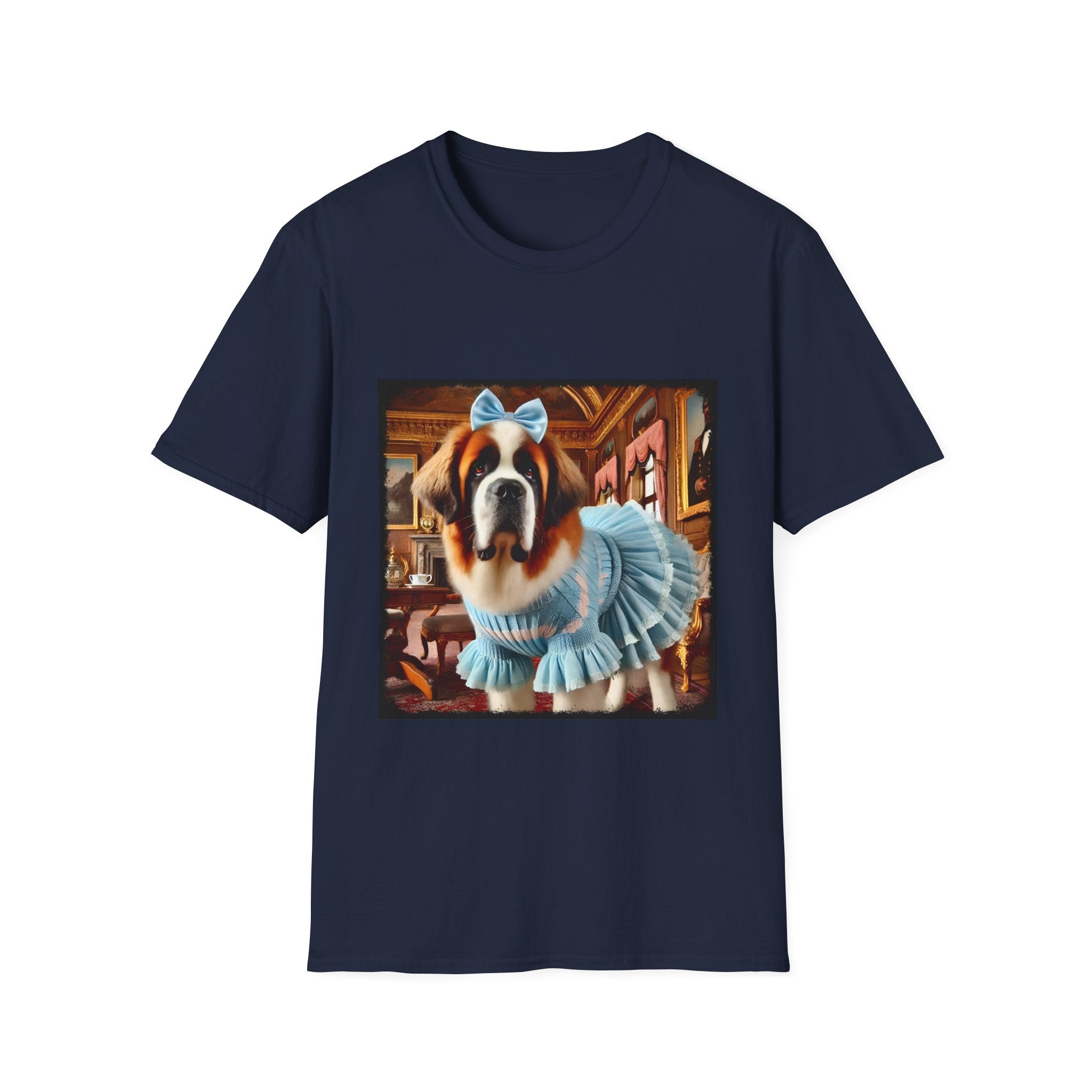 Saint Bernard Posh Pearl | Unisex Dog T-Shirt