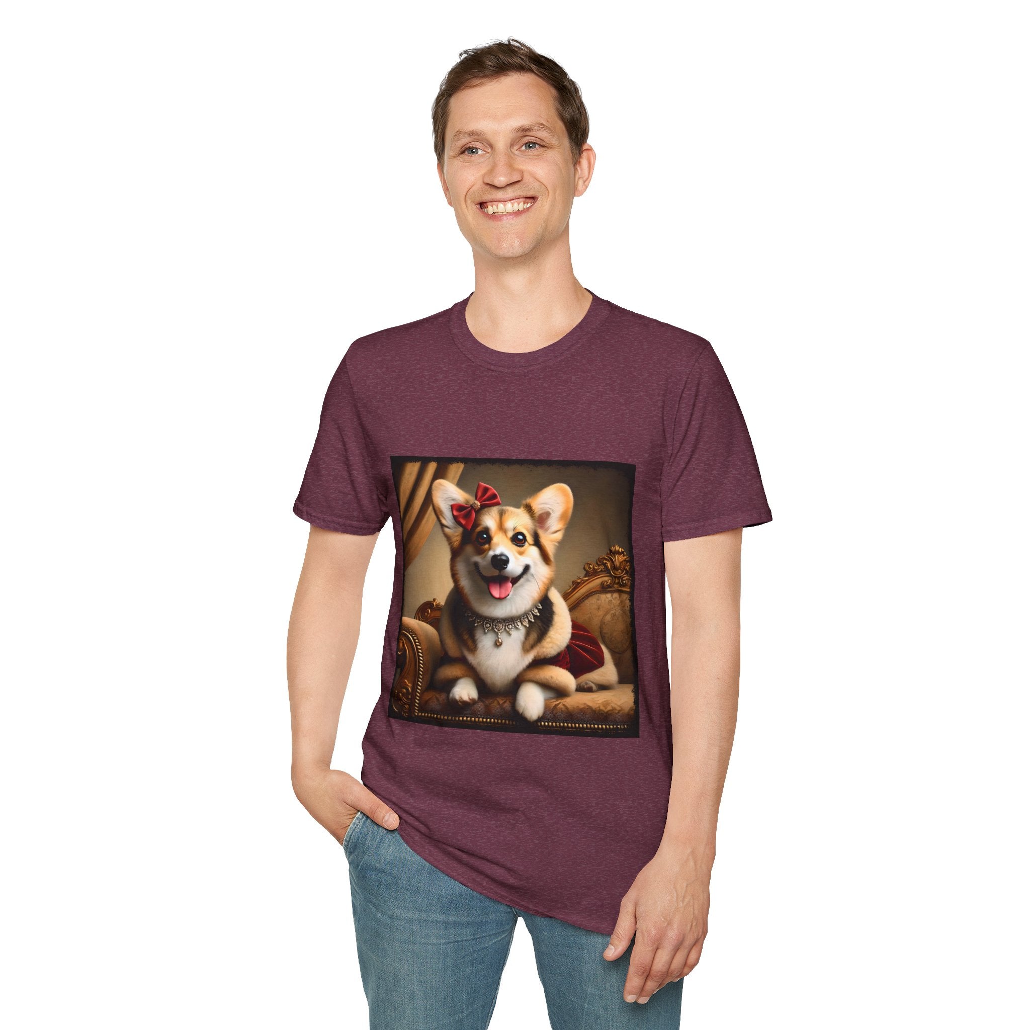 Pembroke Welsh Corgi Red Velvet Princess | Unisex Dog T-Shirt