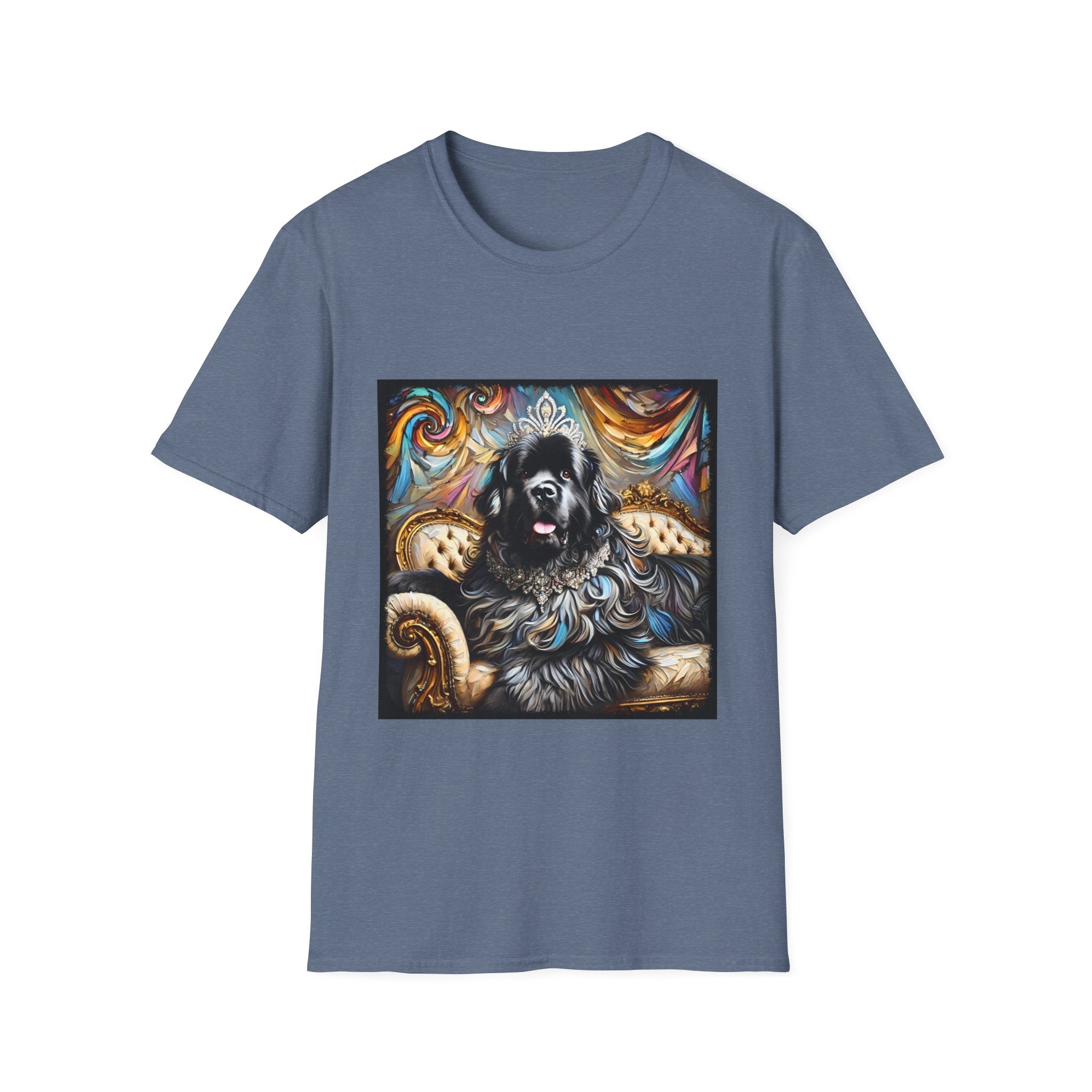 Newfoundland Diamond Diva Swirl | Unisex Dog T-Shirt