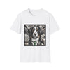 Bernese Mountain Dog B&W Bold Eyes | Unisex Dog T-Shirt