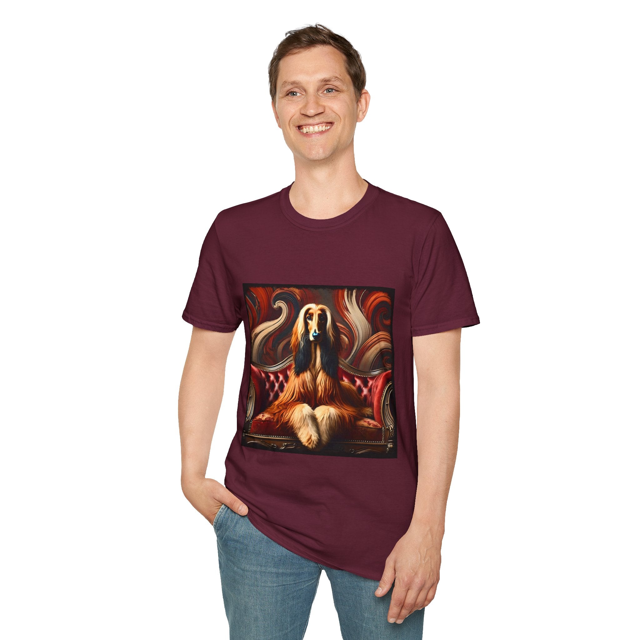 Afghan Hound Fire  | Unisex Dog T-Shirt