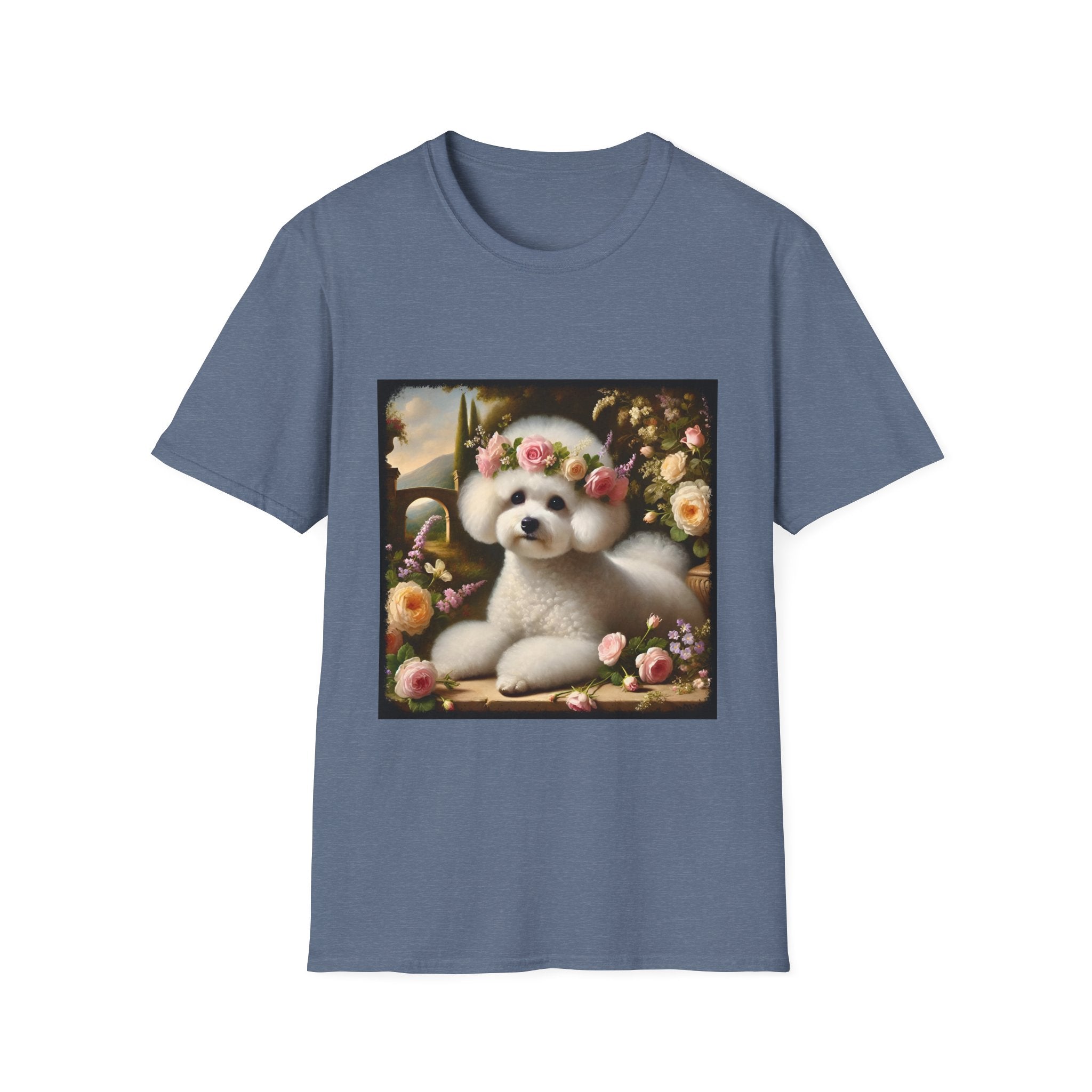 Bichon Frise Botanical Beauty | Unisex Dog T-Shirt