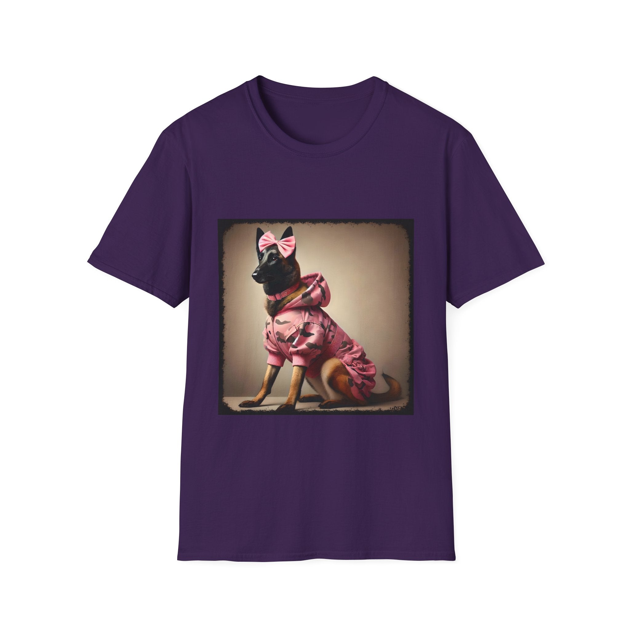 Belgian Malinois Pink Camo Cutie | Unisex Dog T-Shirt