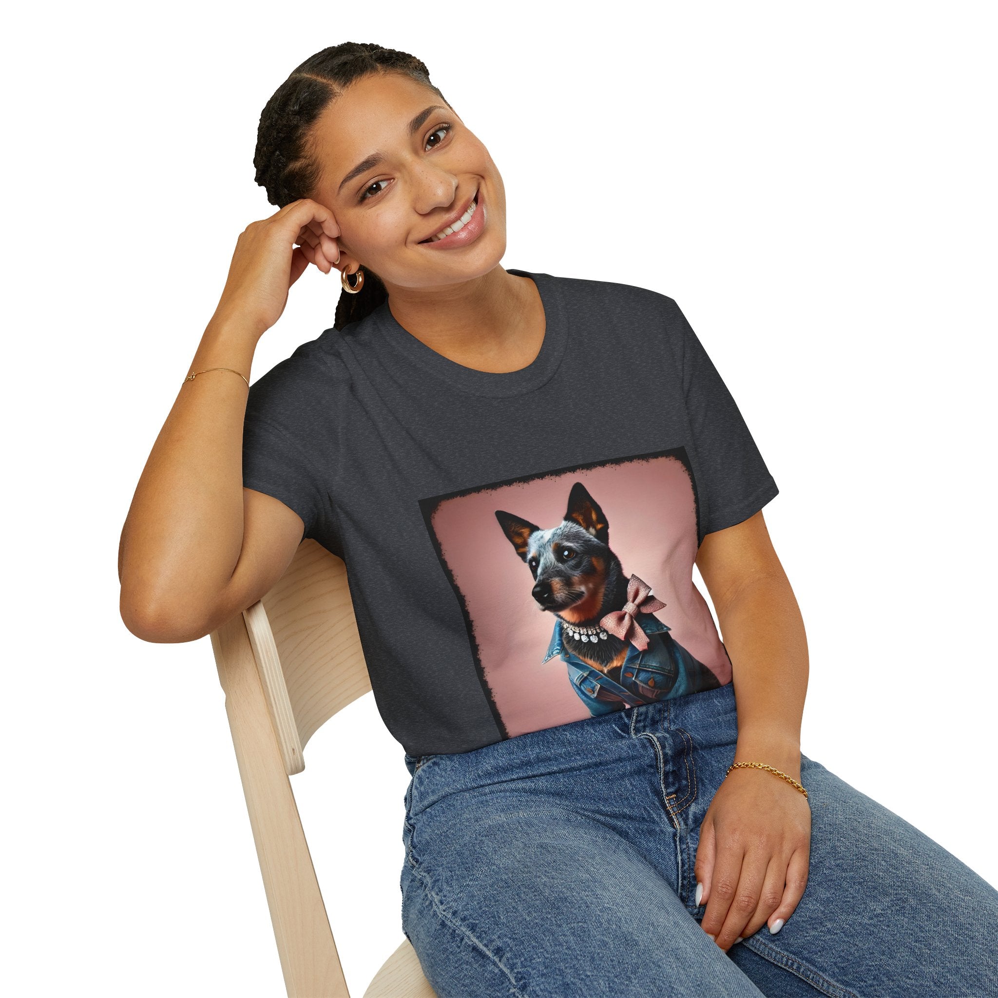Australian Cattle Dog Denim Diva | Unisex Dog T-Shirt