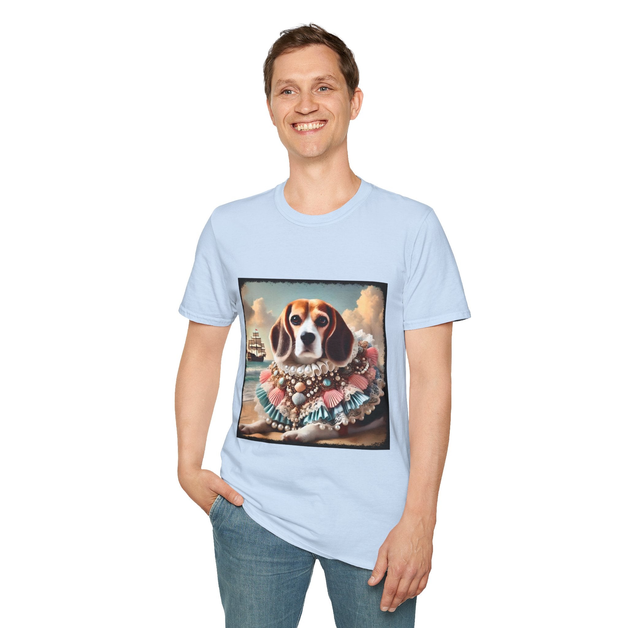 Beagle Beach Beauty | Unisex Dog T-Shirt