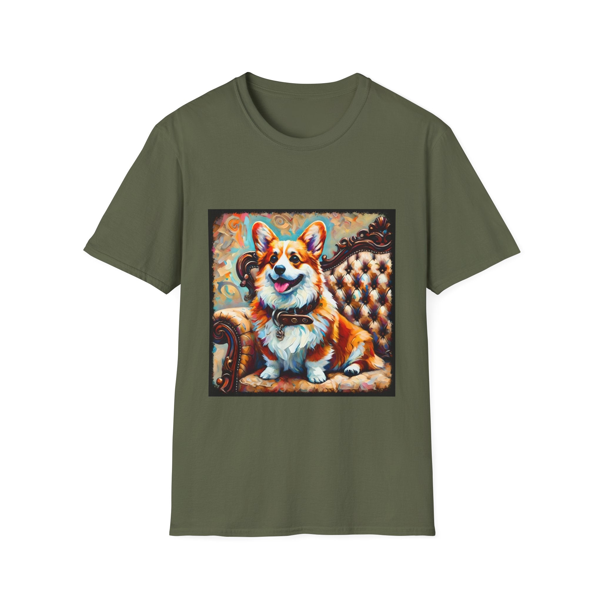 Pembroke Welsh Corgi Warm Swirl | Unisex Dog T-Shirt