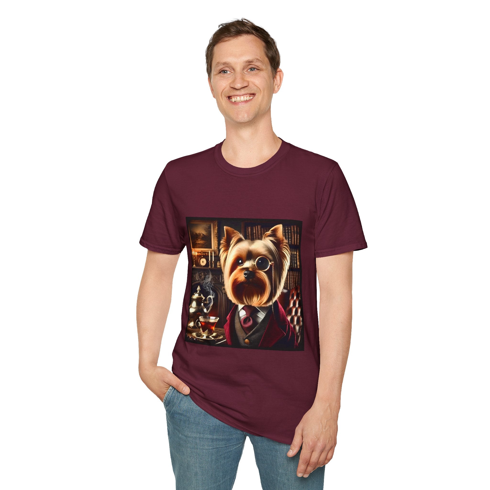 Yorkshire Terrier Mister Monocle | Unisex Dog T-Shirt