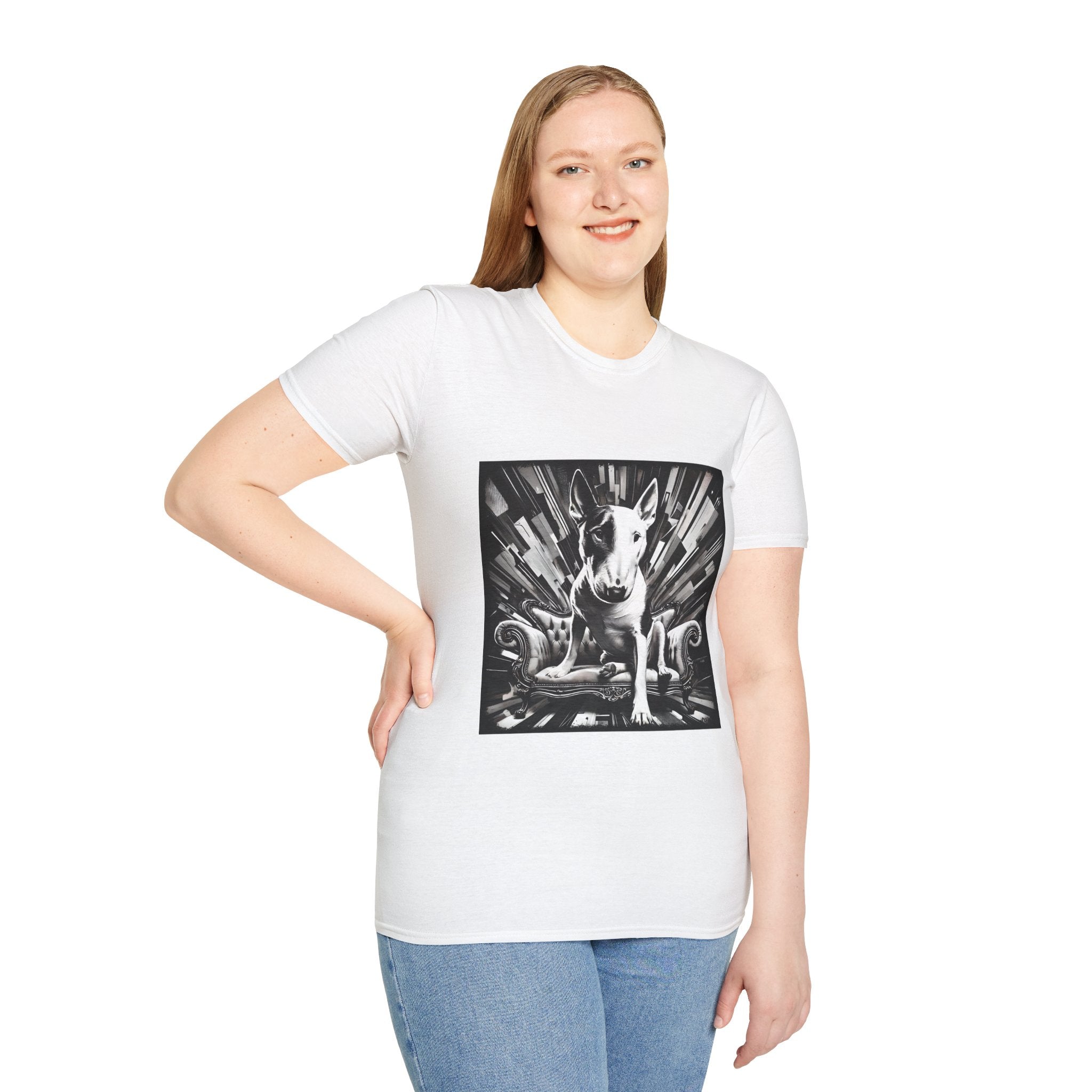 Bull Terrier B&W Bold | Unisex Dog T-Shirt
