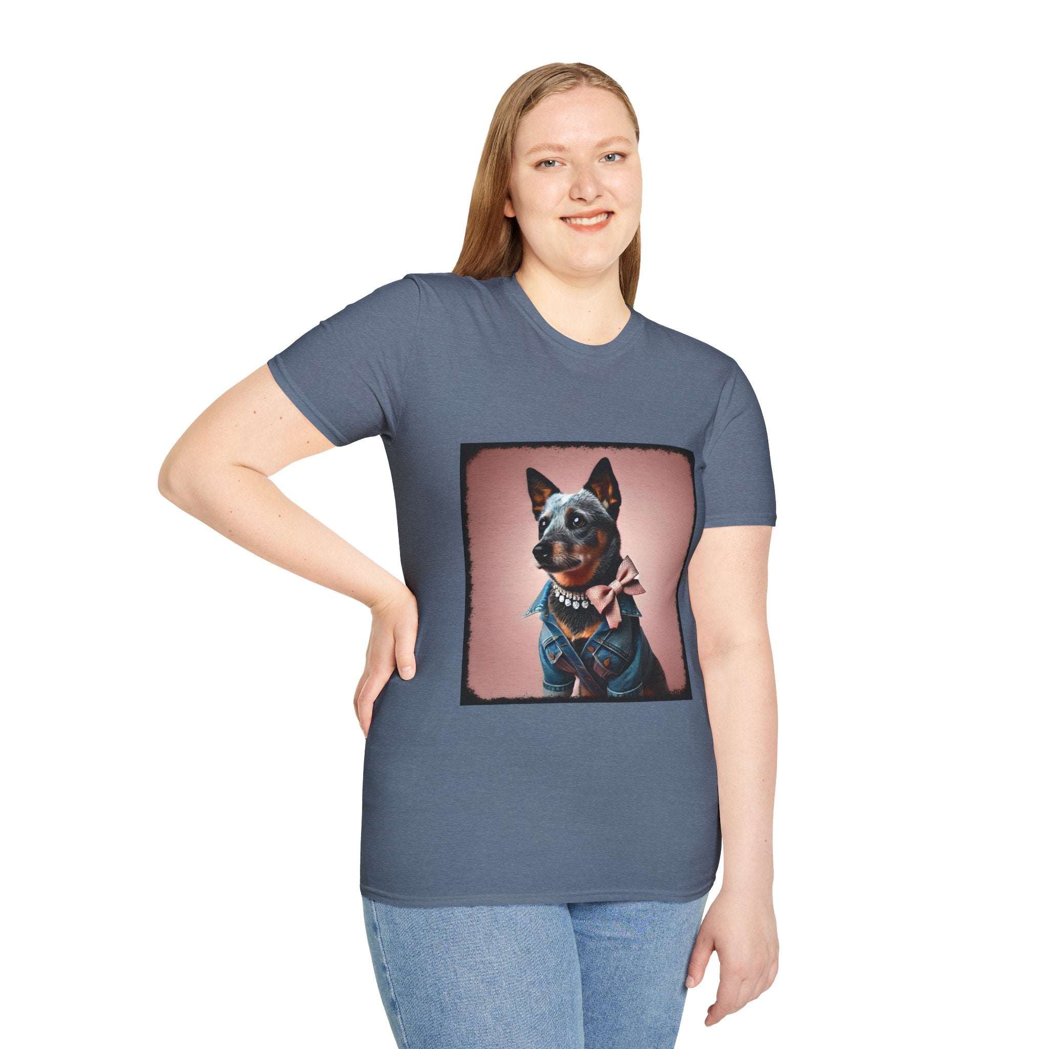 Australian Cattle Dog Denim Diva | Unisex Dog T-Shirt