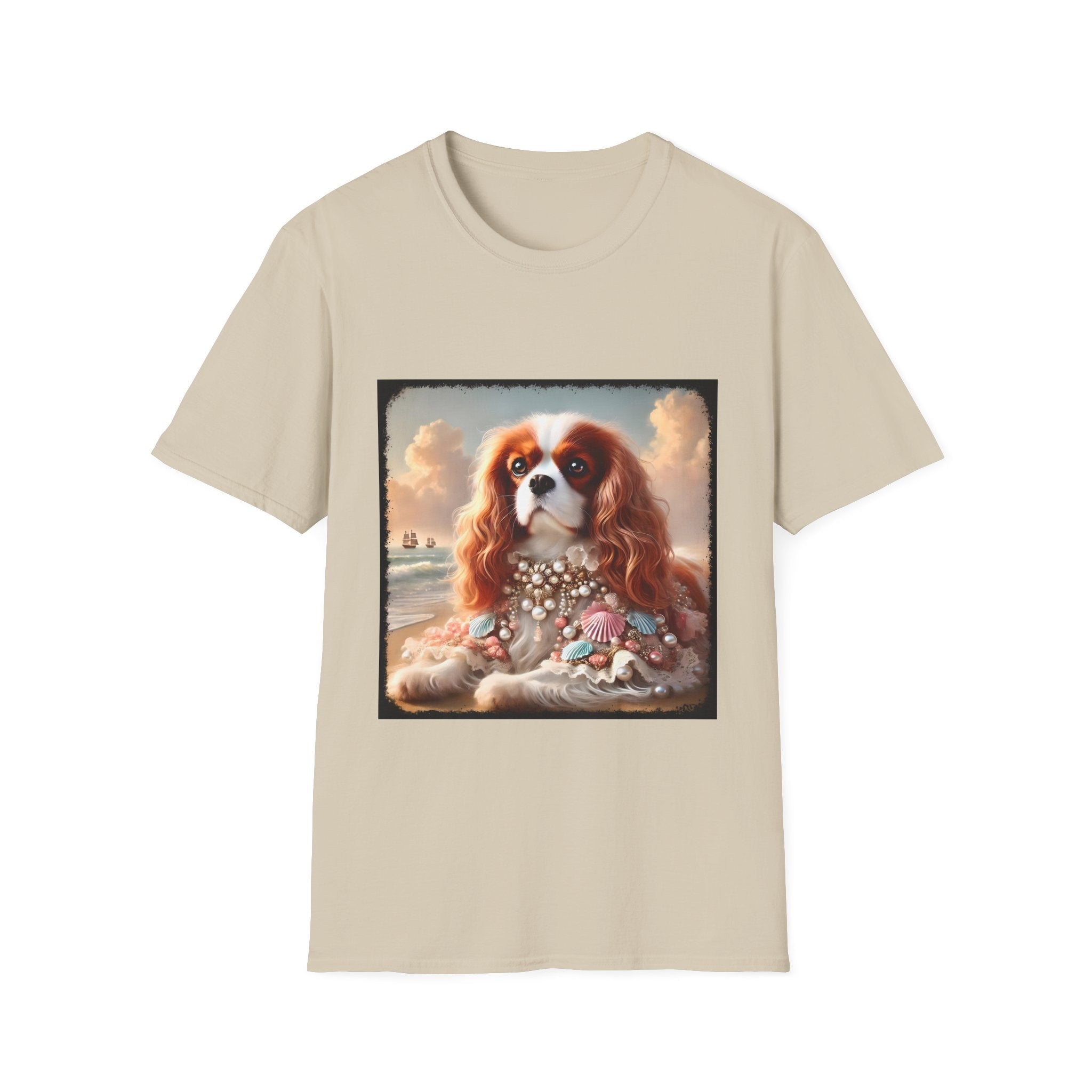 Cavalier King Charles Spaniel Beach Beauty | Unisex Dog T-Shirt