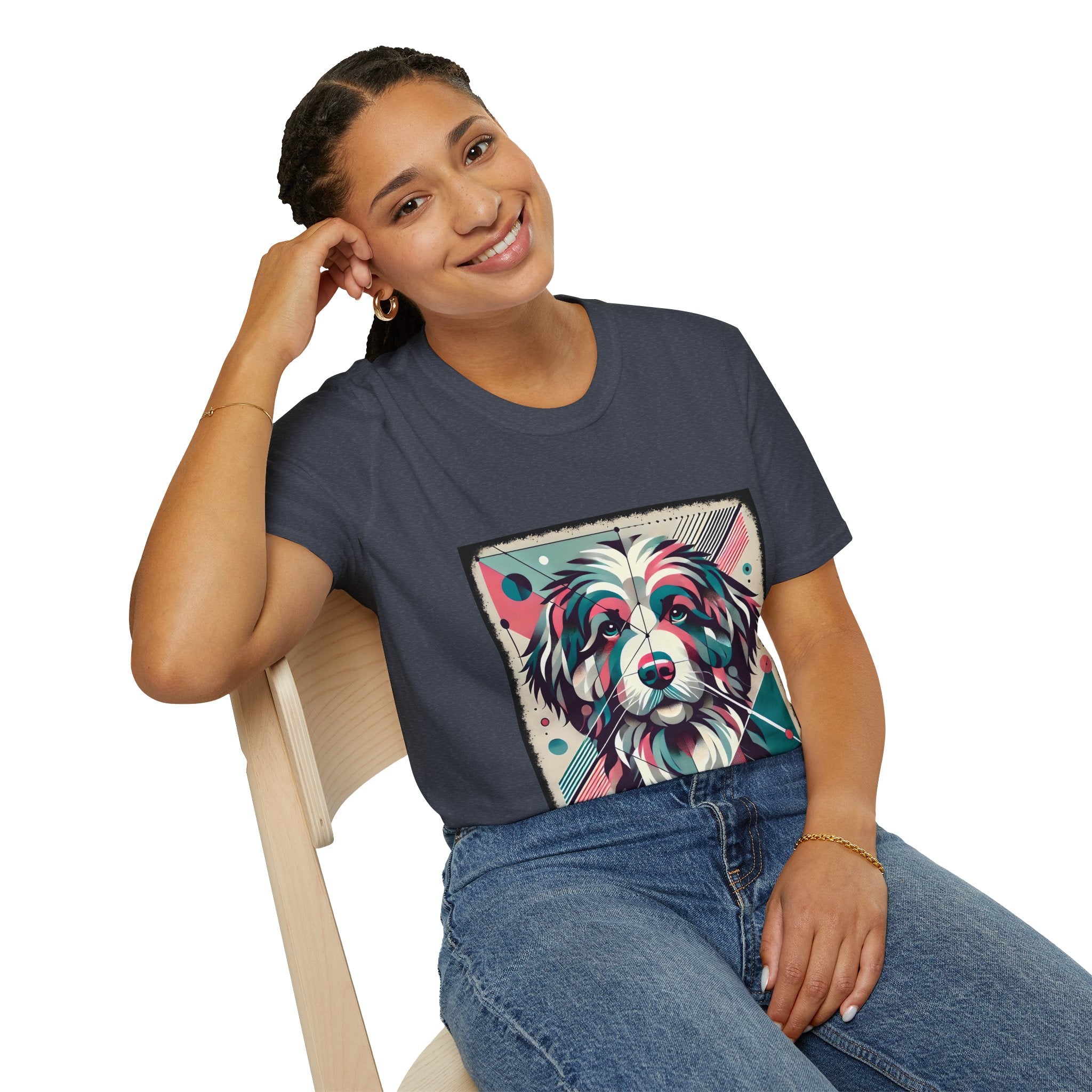 Goldendoodle Bold Geometric | Unisex Dog T-Shirt