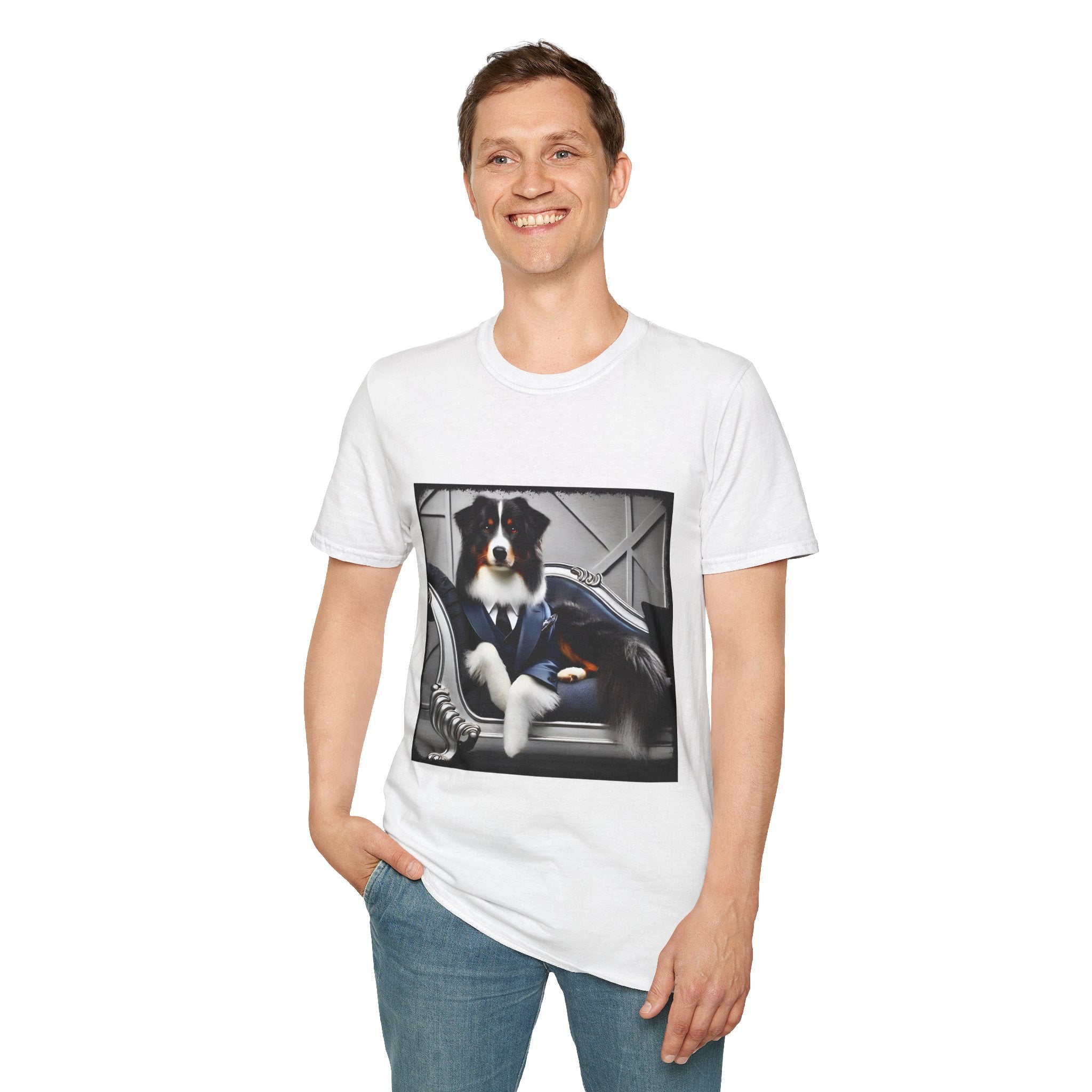 Australian Shepherd Mister Wag | Unisex Dog T-Shirt