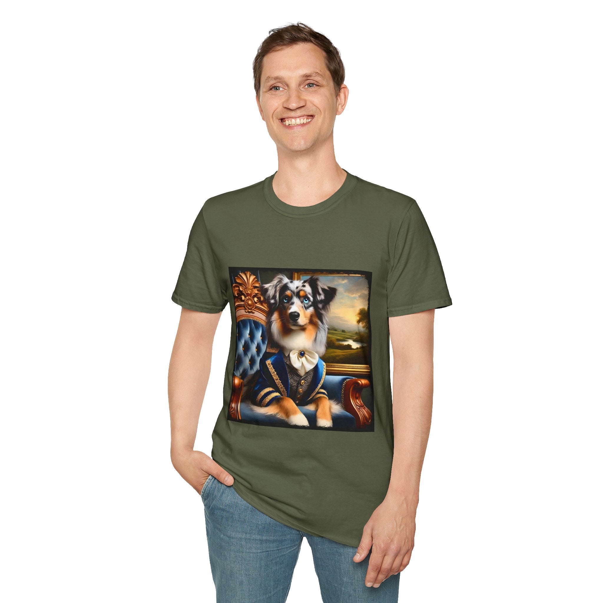 Miniature American Shepherd Dashing Duke | Unisex Dog T-Shirt