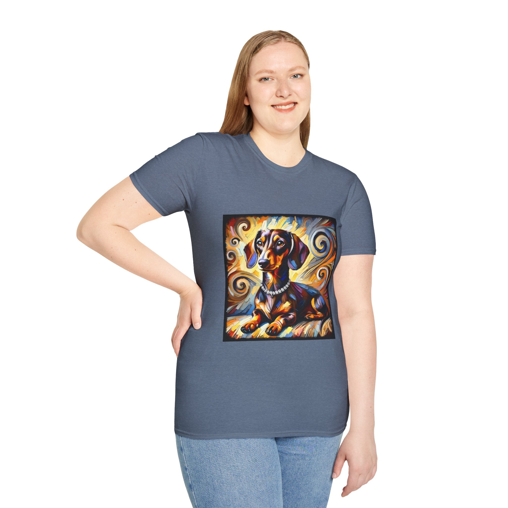 Dachshund Sun Swirl | Unisex Dog T-Shirt
