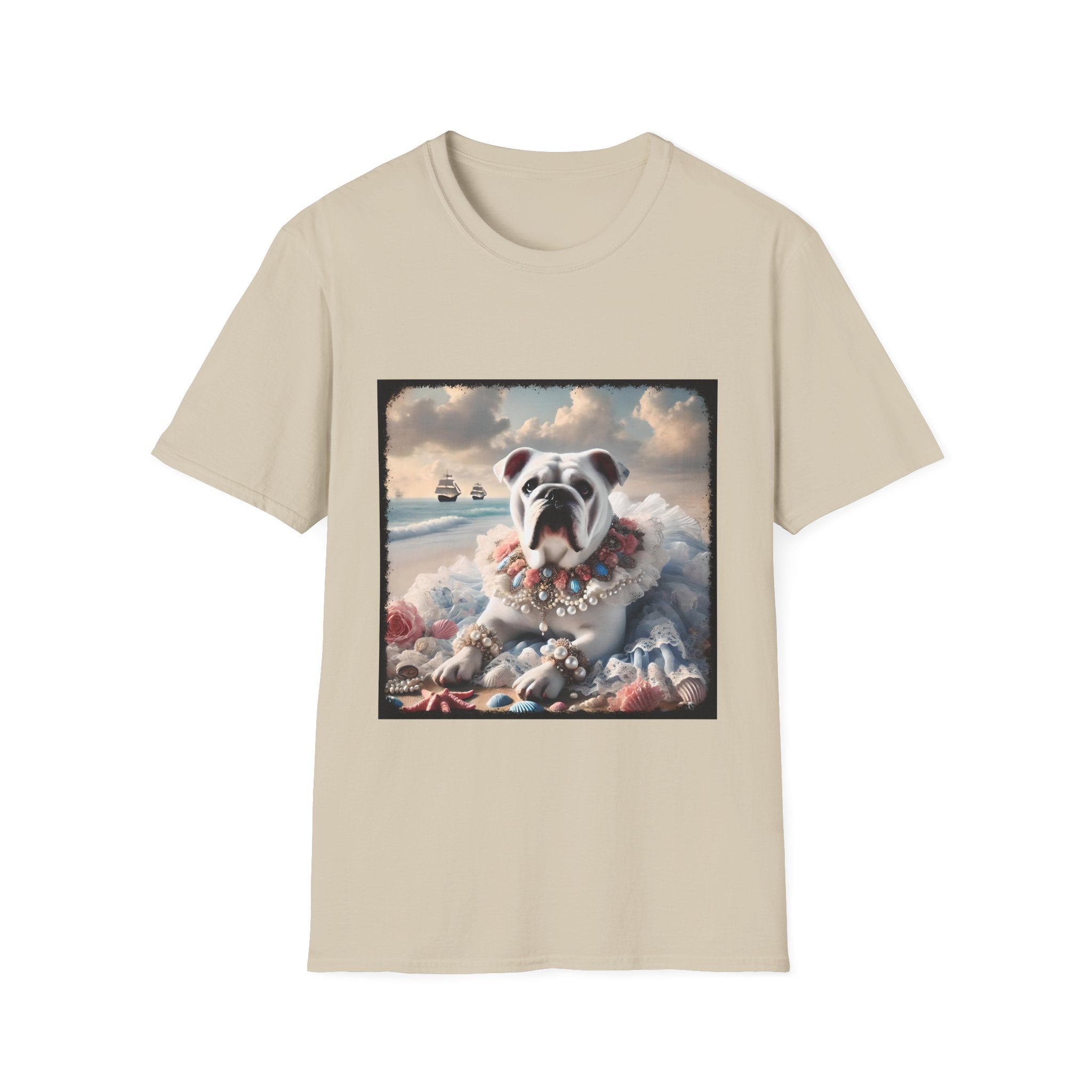 Bulldog Beach Dream | Unisex Dog T-Shirt