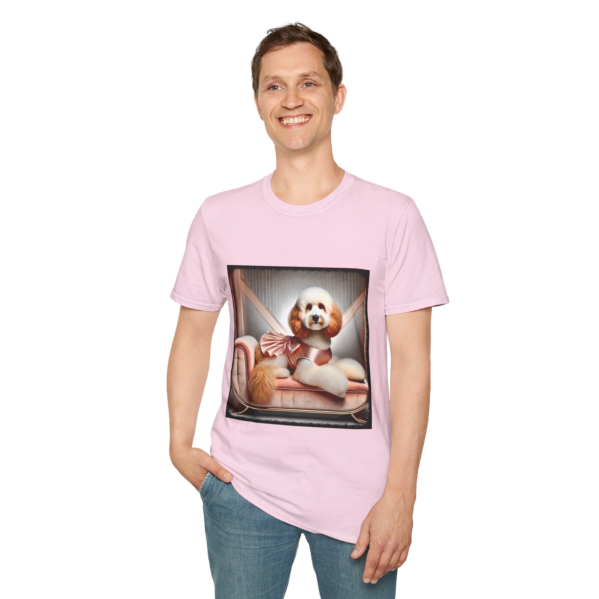 Aussiedoodle Peach Posh | Unisex Dog T-Shirt