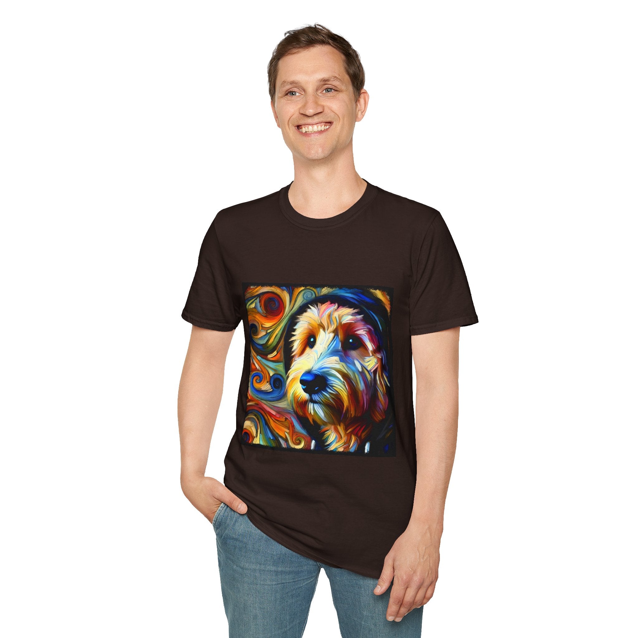 Goldendoodle Relaxed Swirl | Unisex Dog T-Shirt