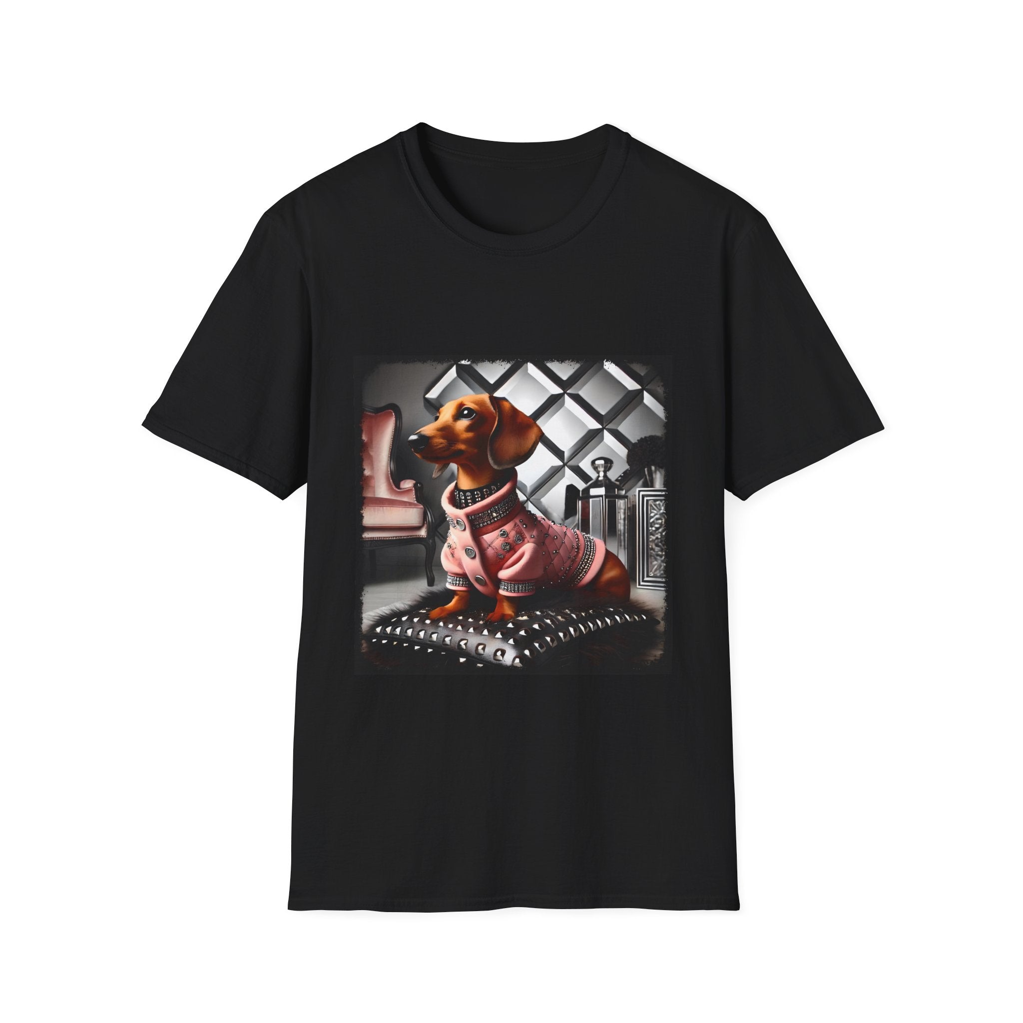 Dachshund Glam Icon | Unisex Dog T-Shirt